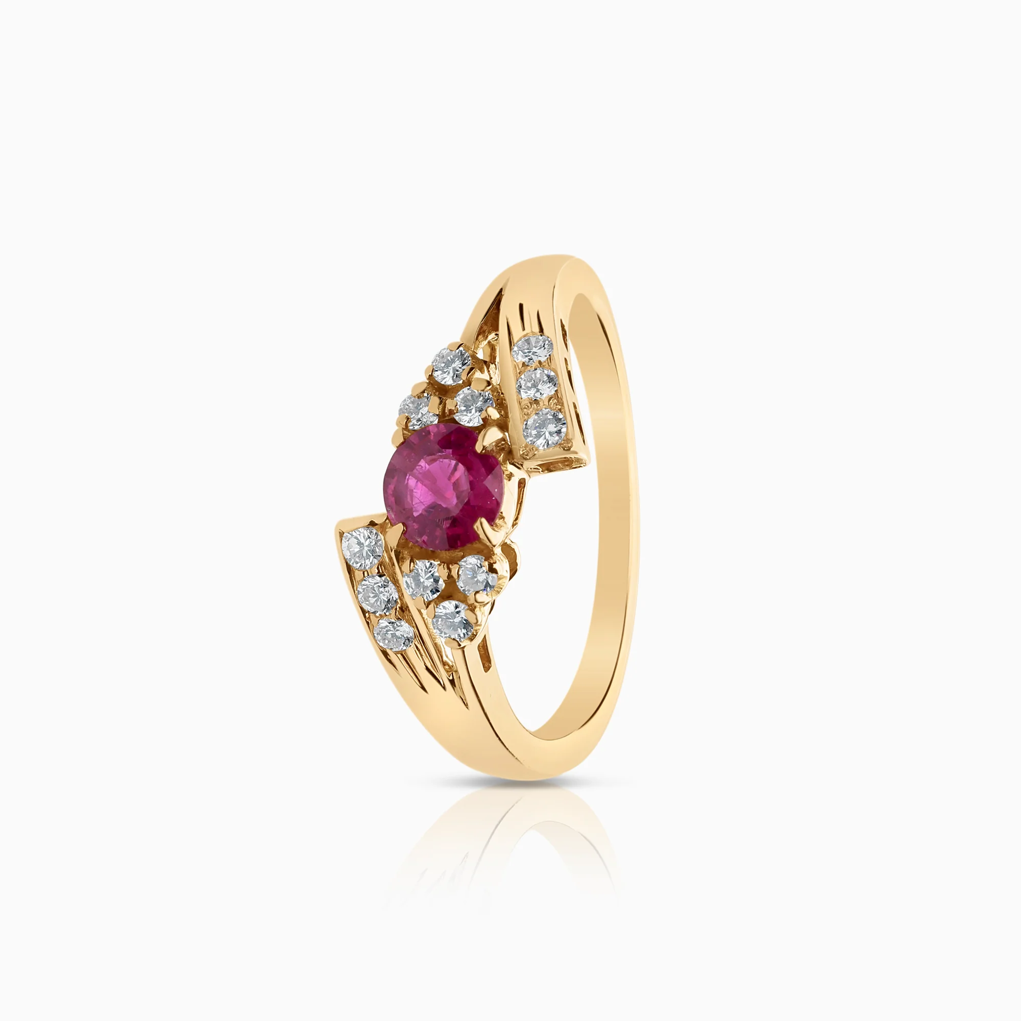 Diamond ring 0.24ct 18K gold