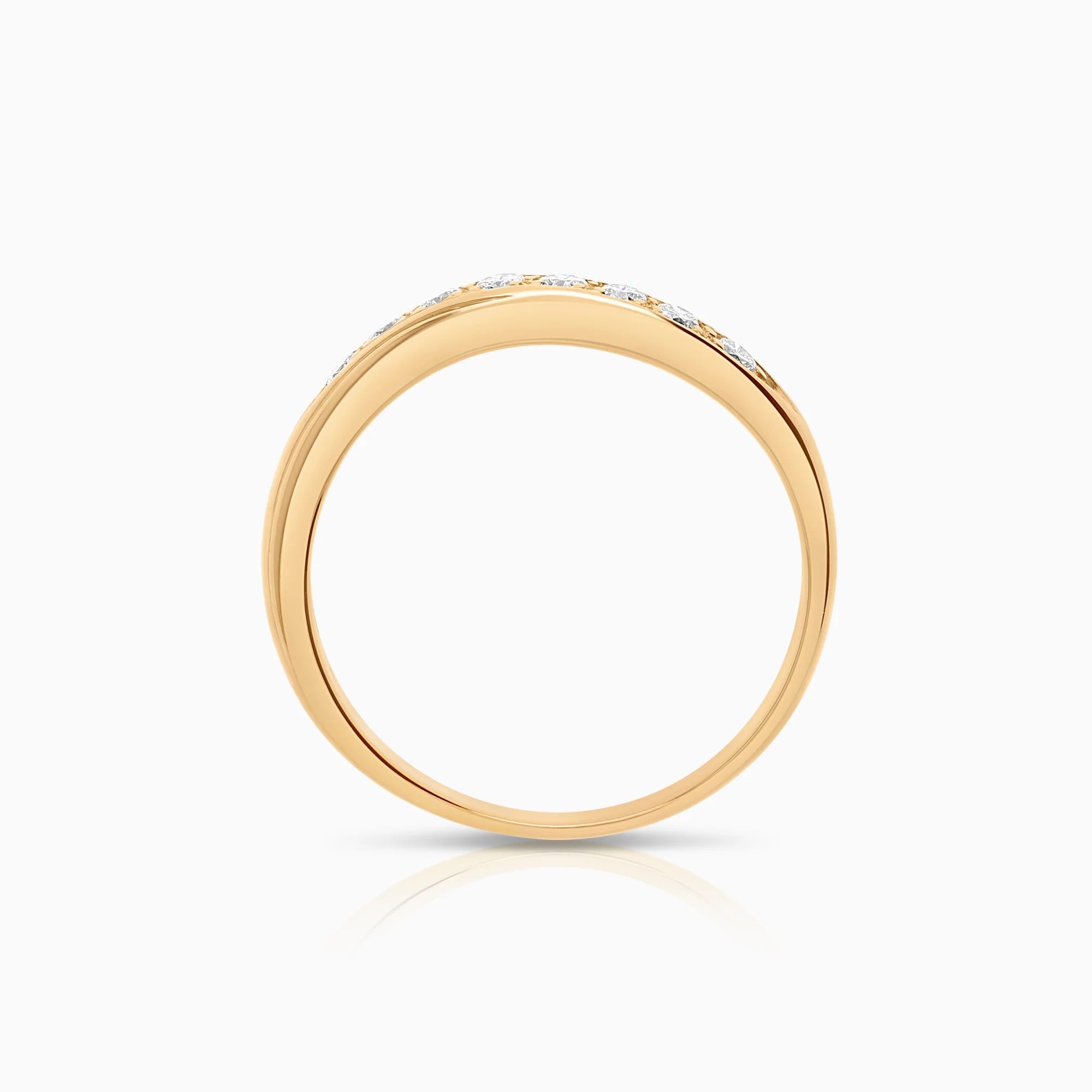 Diamond ring 0.24ct 18K gold - Image 2