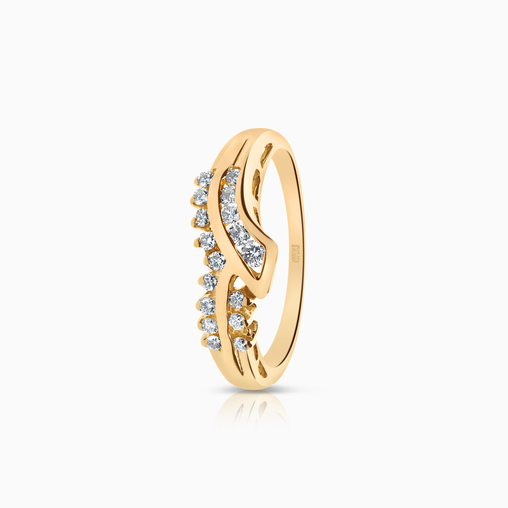 Diamond ring 0.24ct 18K gold