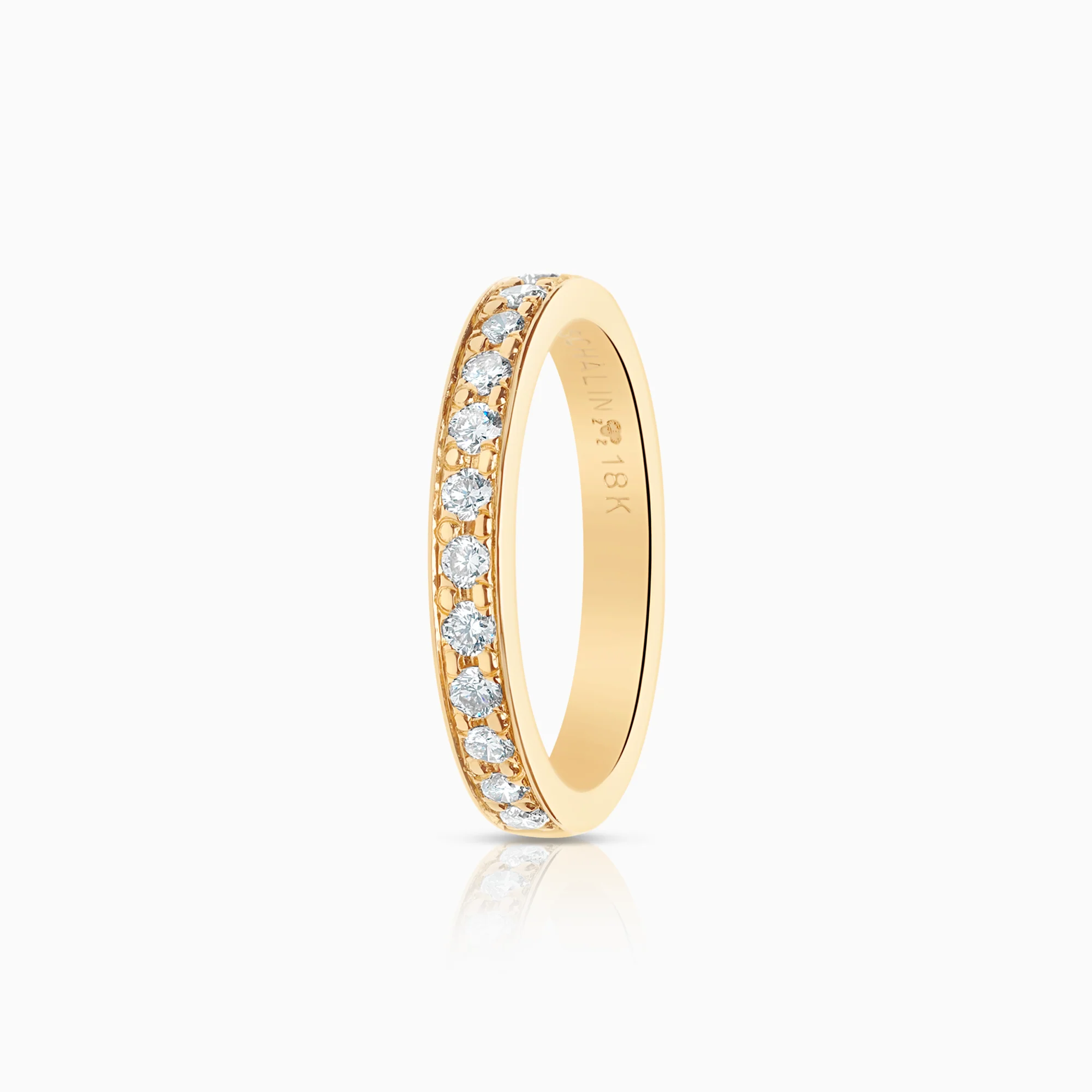 Diamond ring 0.24ct 18K gold
