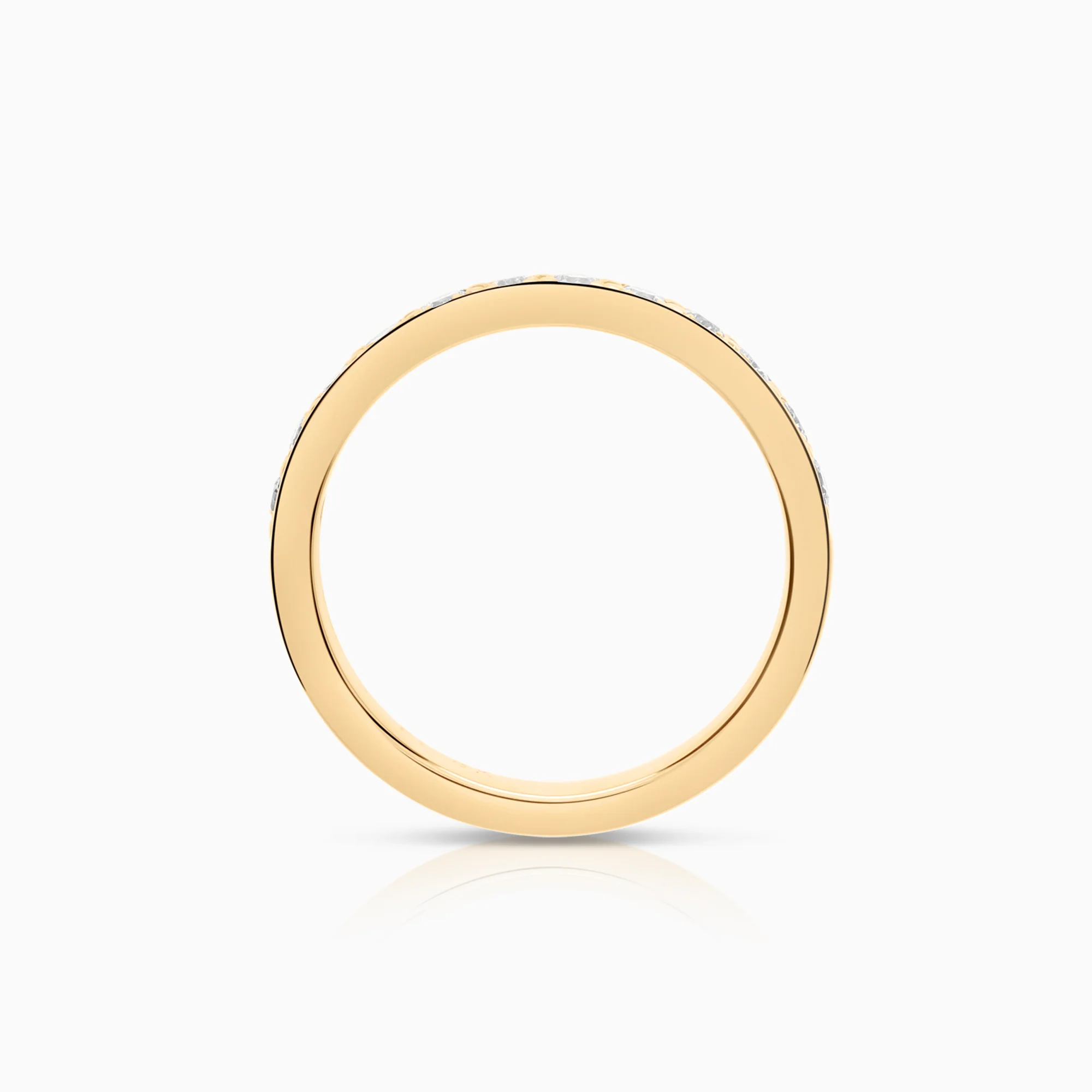 Diamond ring 0.24ct 18K gold - Image 2