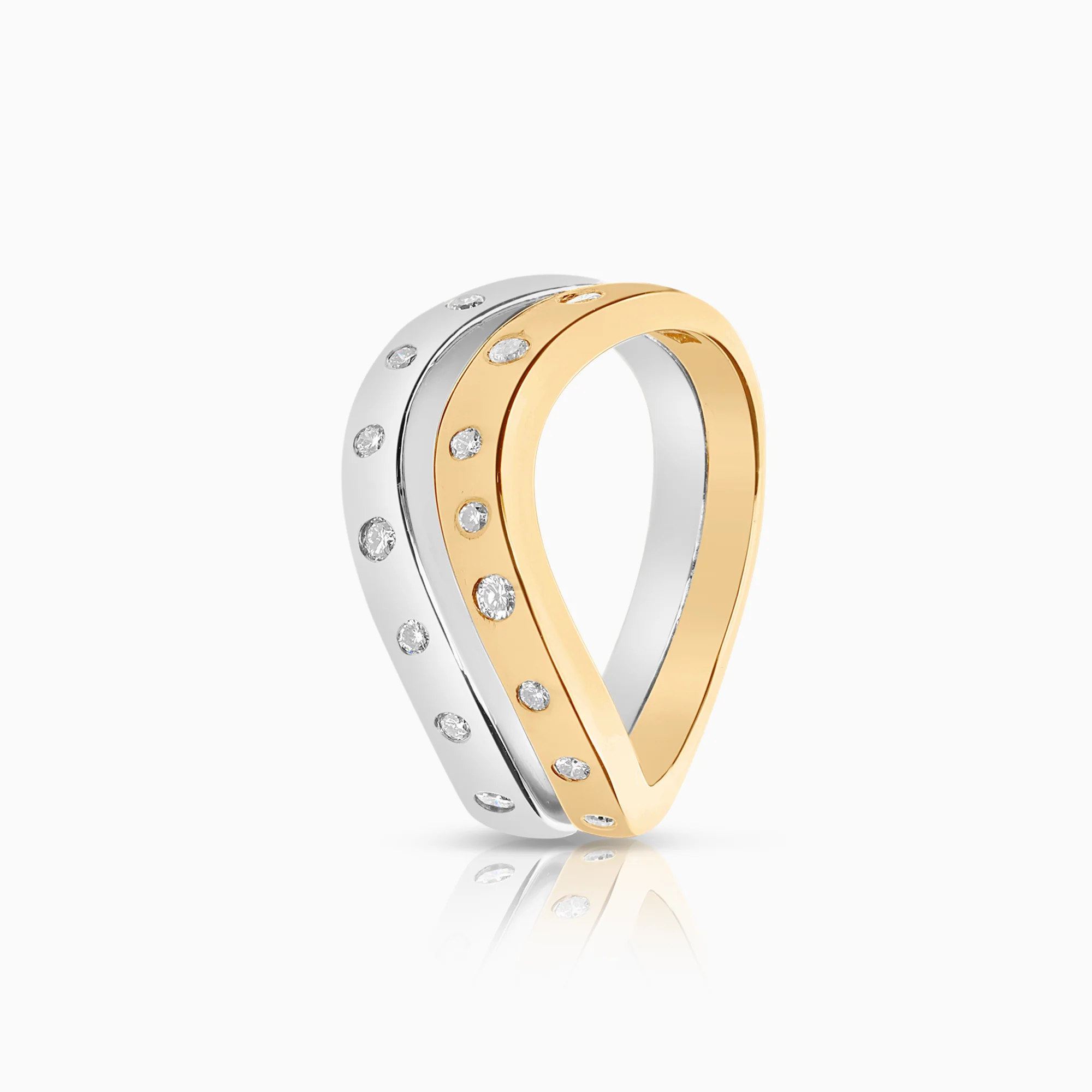 Diamond ring 0.24ct 18K gold