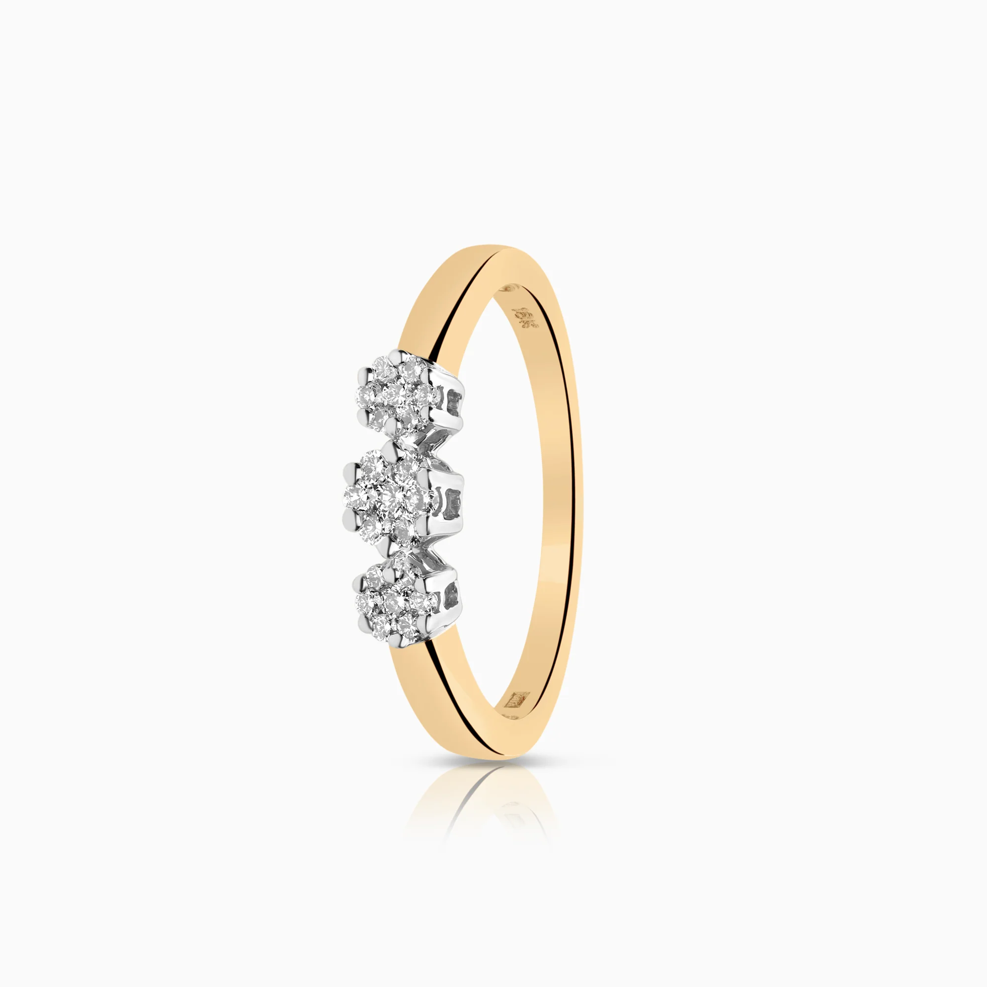 Diamond ring 0.24ct 18K gold