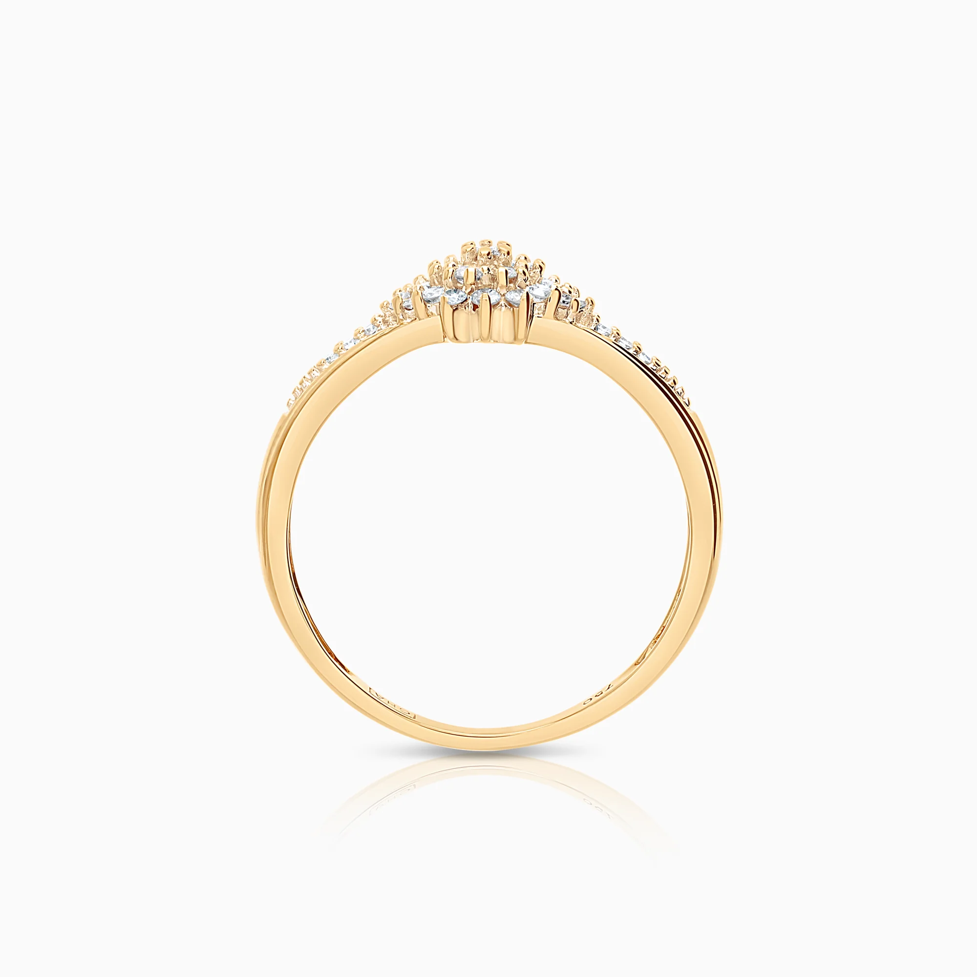 Diamond Ring 0.25ct 18K Gold - Image 2