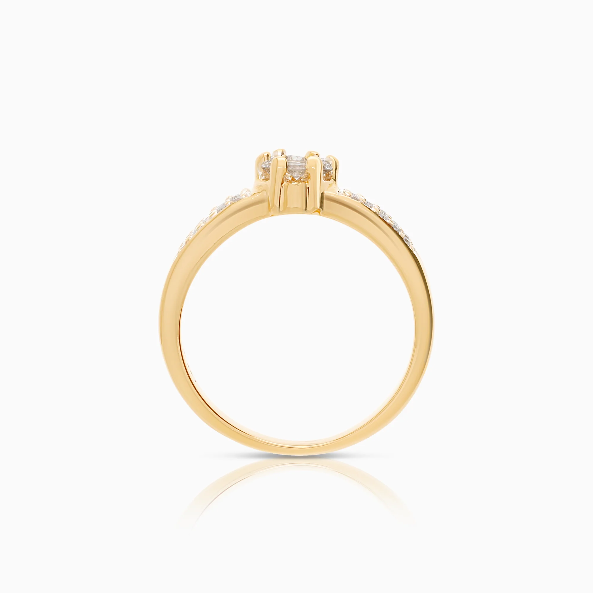 Diamond Ring 0.25ct 18K Gold - Image 2