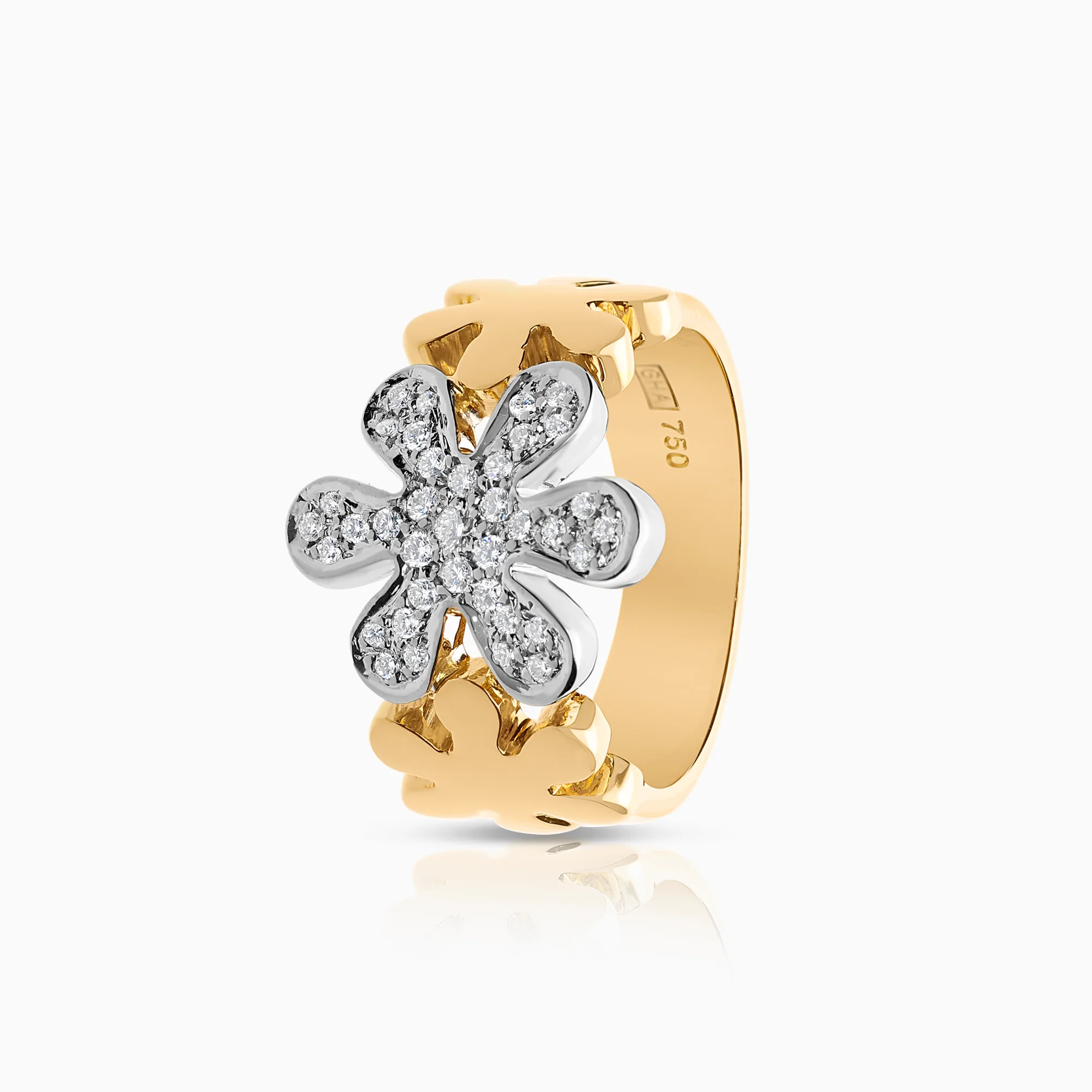 Diamond ring 0.26ct 18K gold
