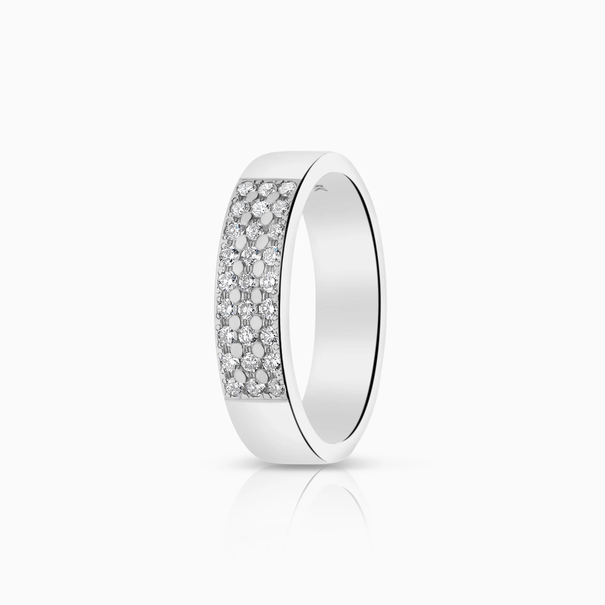 Diamond ring 0.27ct 18K white gold