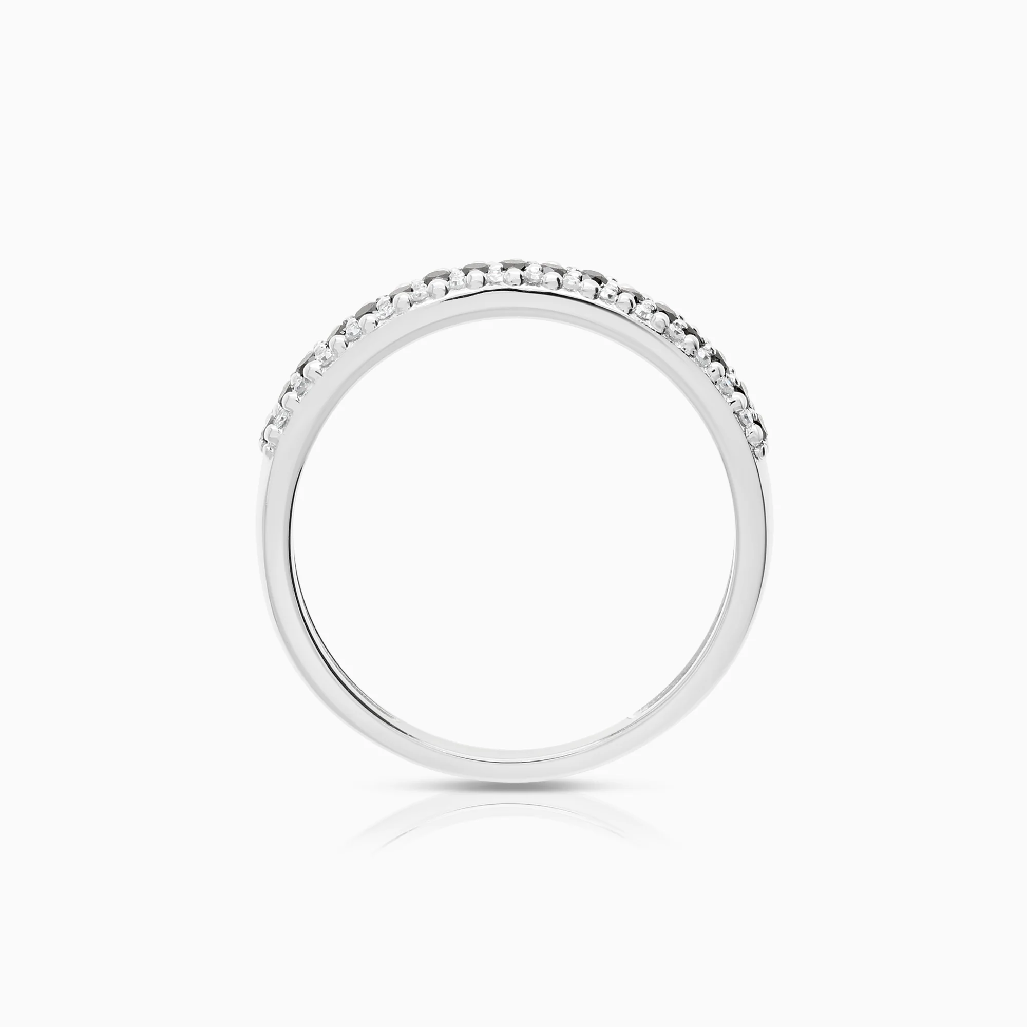 Diamond ring 0.27ct 18K white gold - Image 2