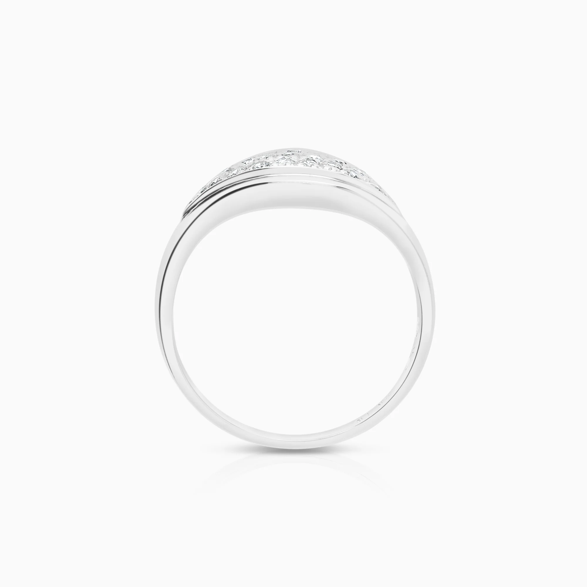 Diamond ring 0.28ct 18K white gold - Image 2