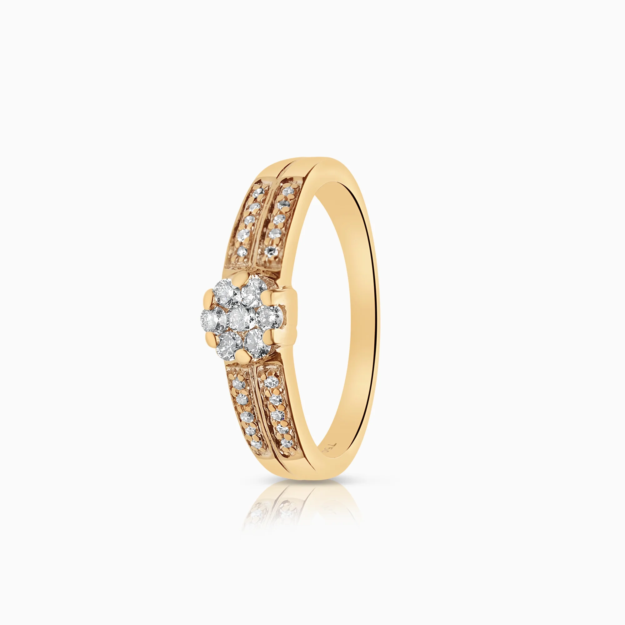 Diamond ring 0.29ct 18K gold