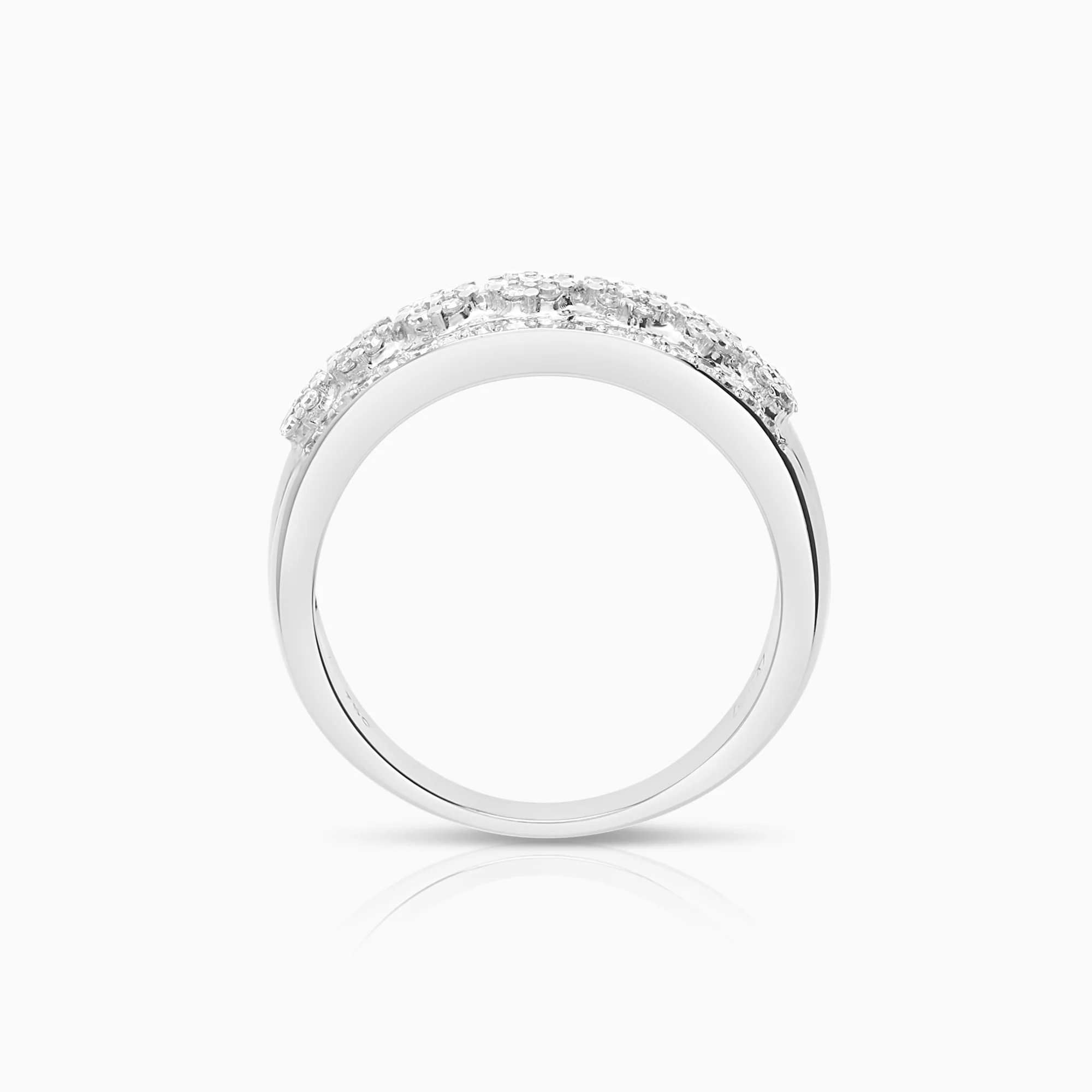 Diamond ring 0.29ct 18K white gold - Image 2