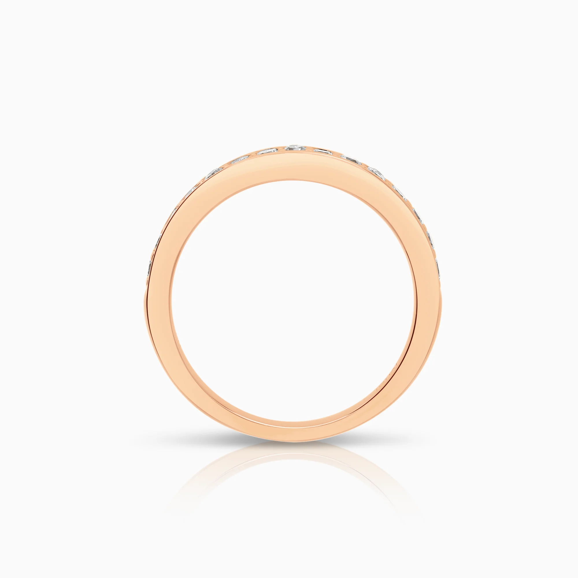 Diamond ring 0.30ct 18K rose gold - Image 2