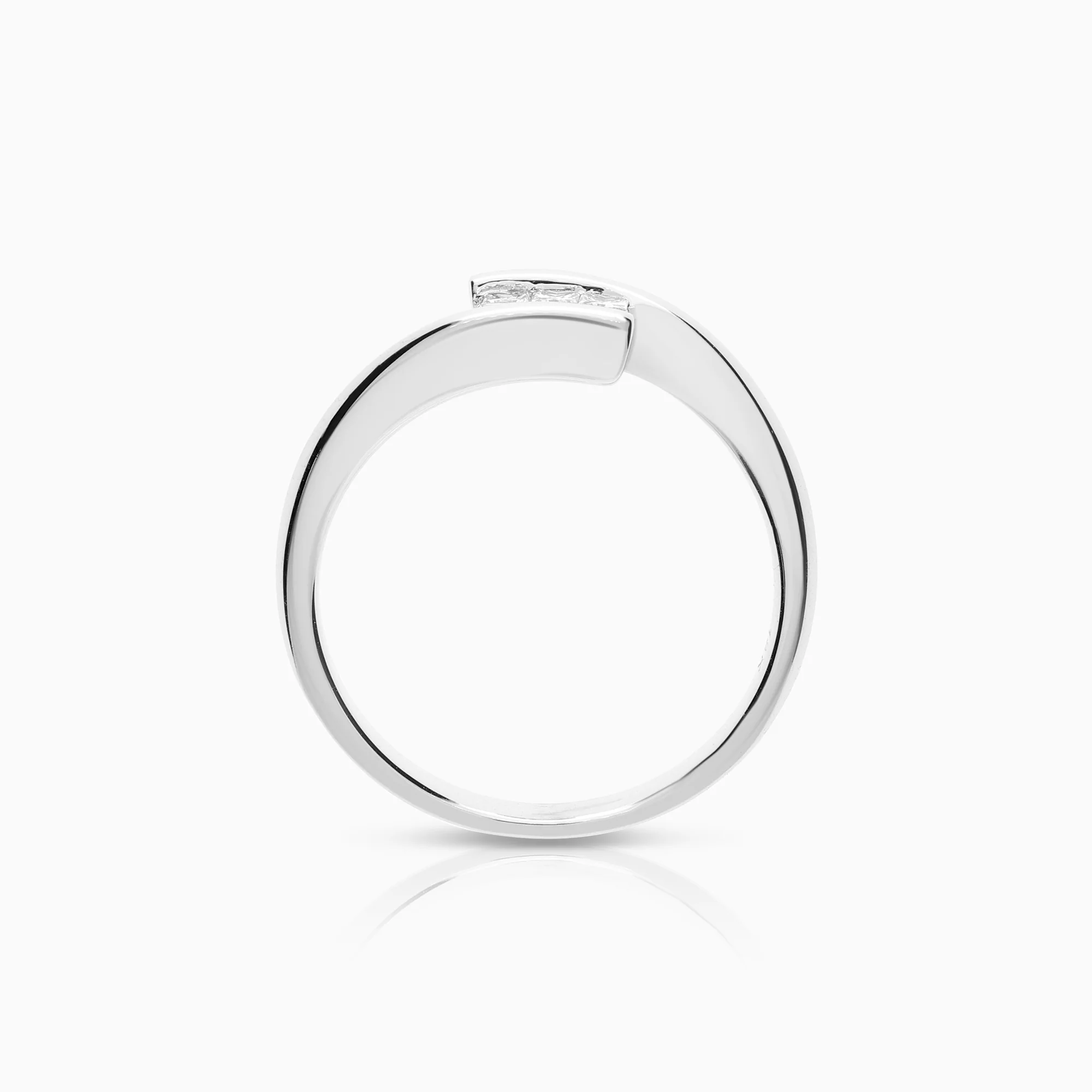 Diamond ring 0.30ct 18K white gold - Image 2