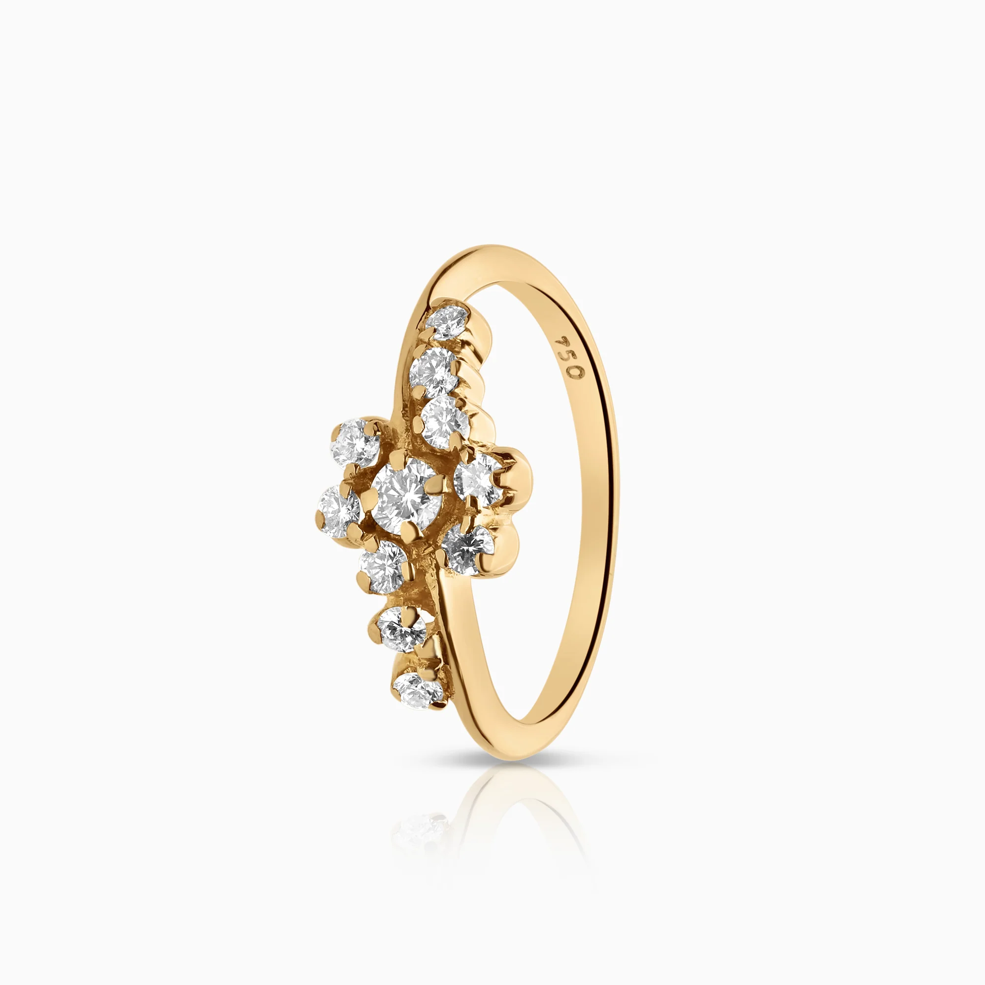 Diamond ring 0.31ct 18K gold