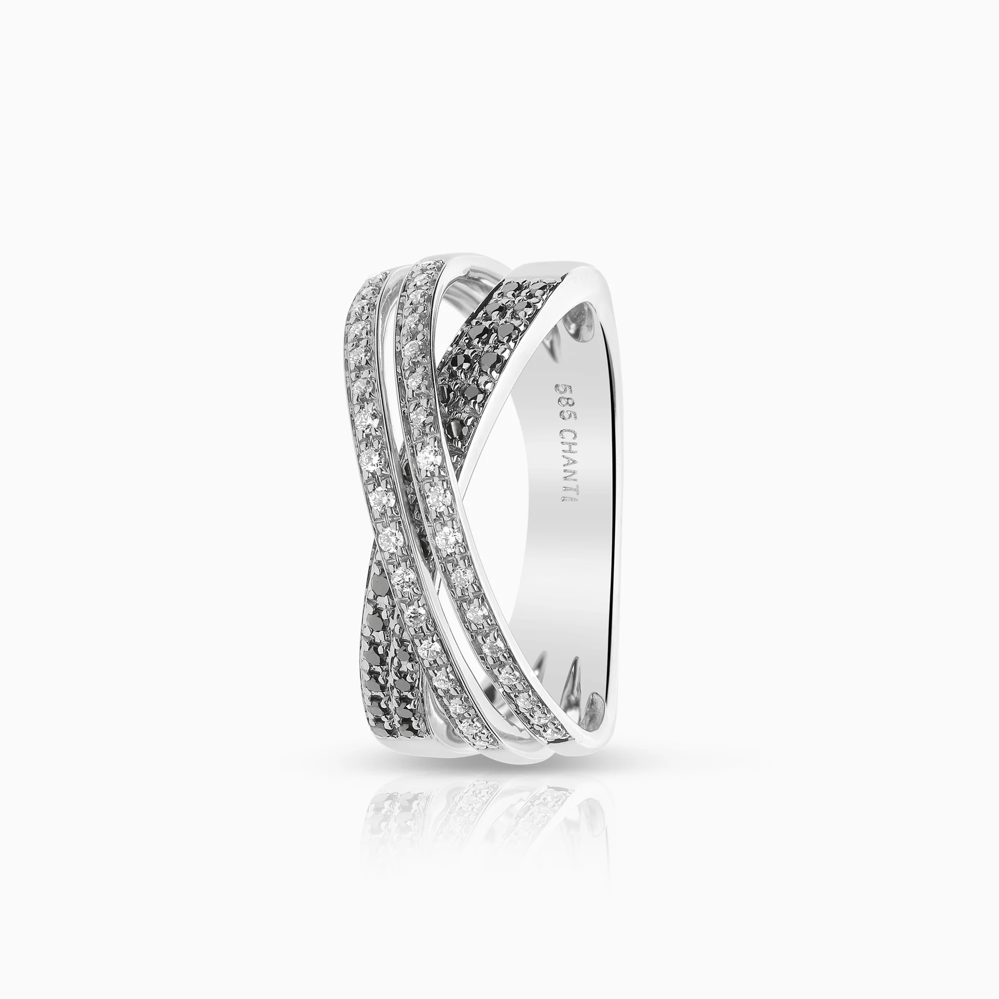 Diamond ring 0.33ct 14K white gold