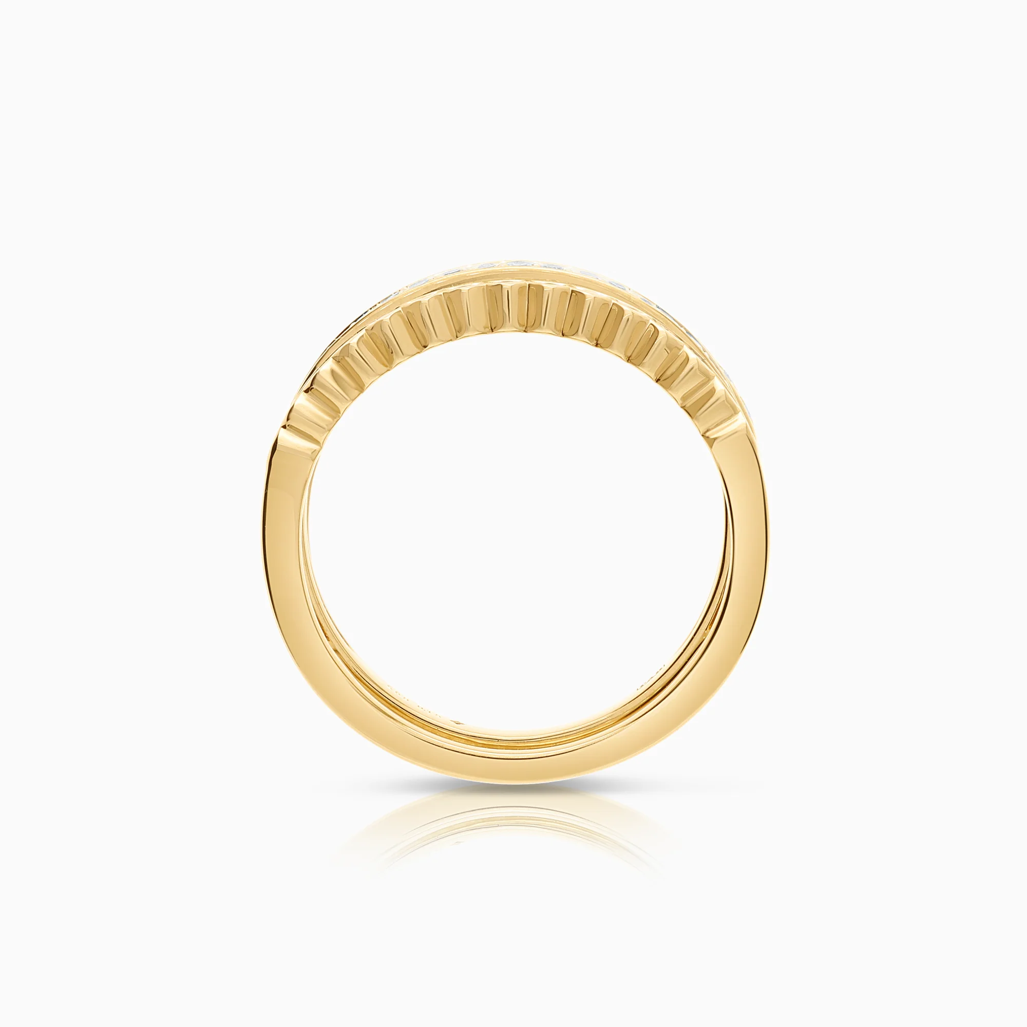 Diamond ring 0.35ct 14K gold - Image 2