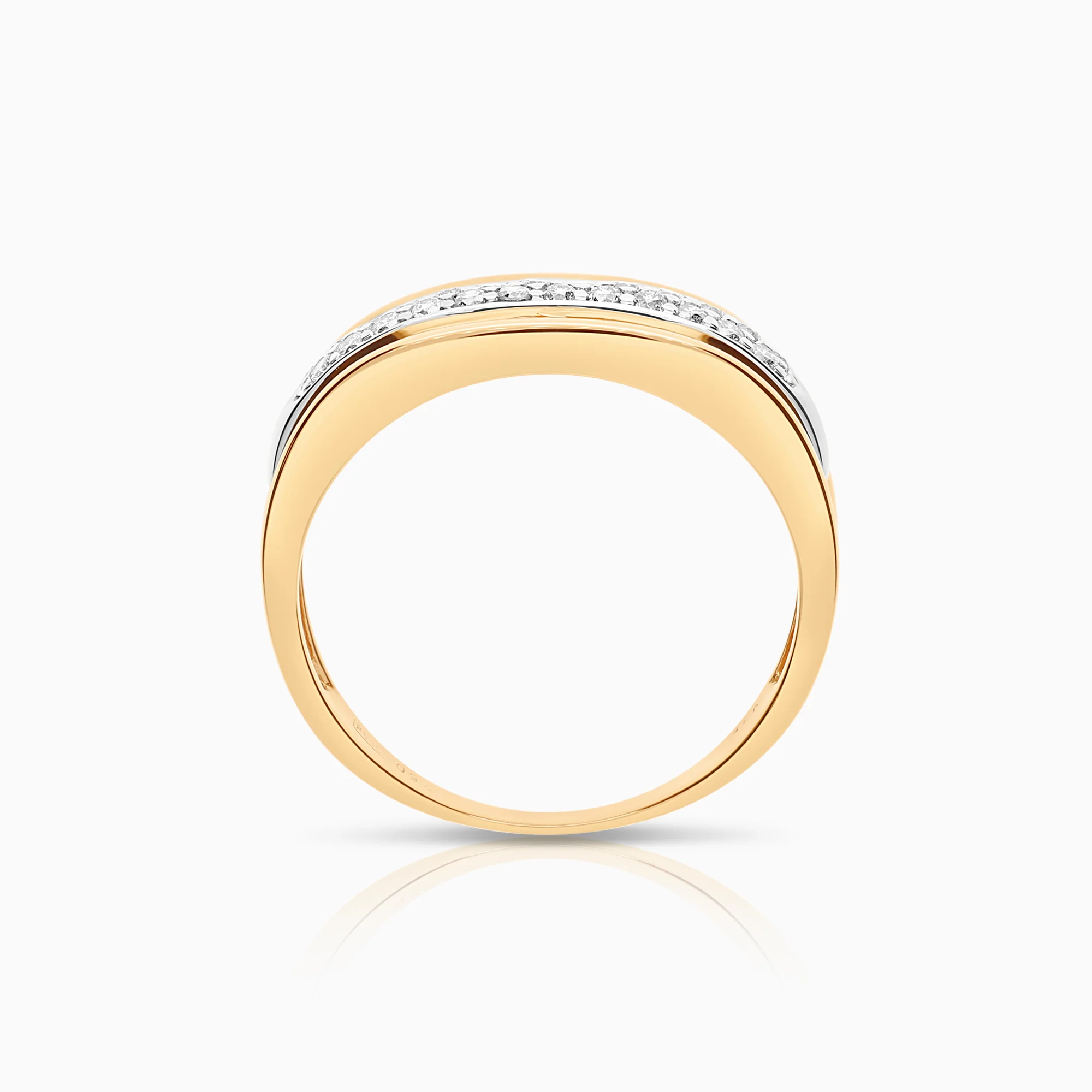 Diamond ring 0.35ct 18K gold - Image 2
