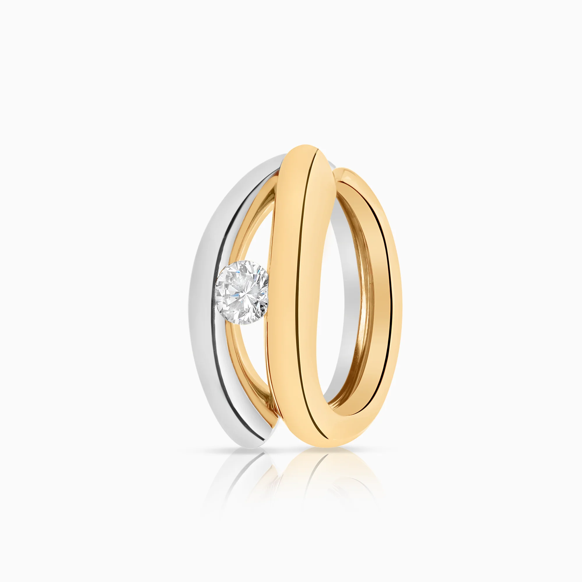 Diamond ring 0.35ct 18K gold
