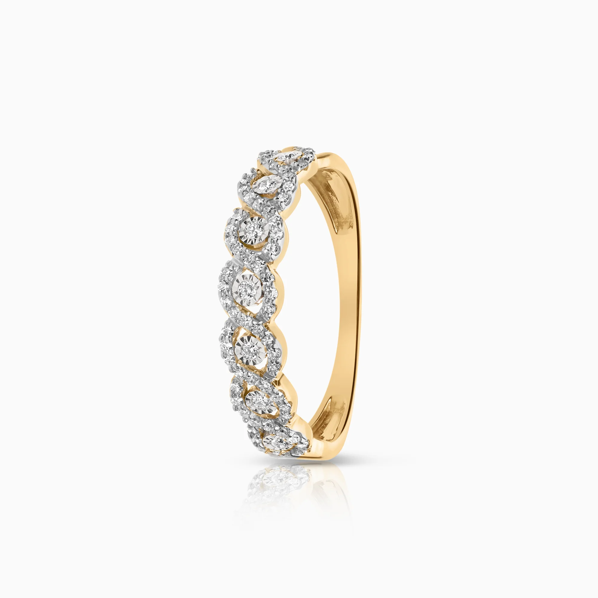 Diamond ring 0.38ct 18K gold