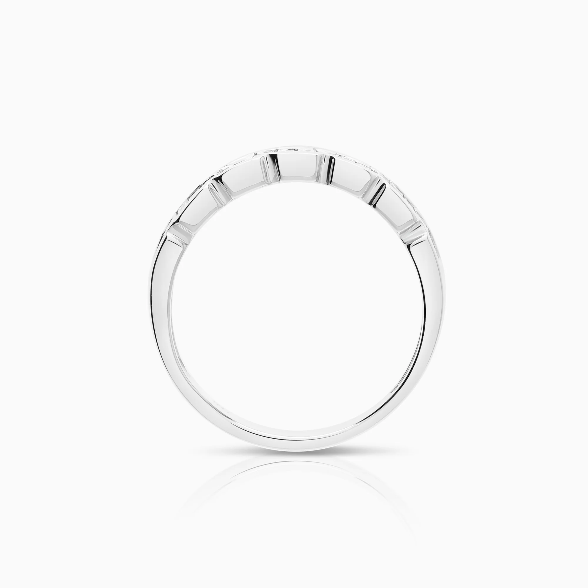 Diamond ring 0.40ct 18K white gold - Image 2