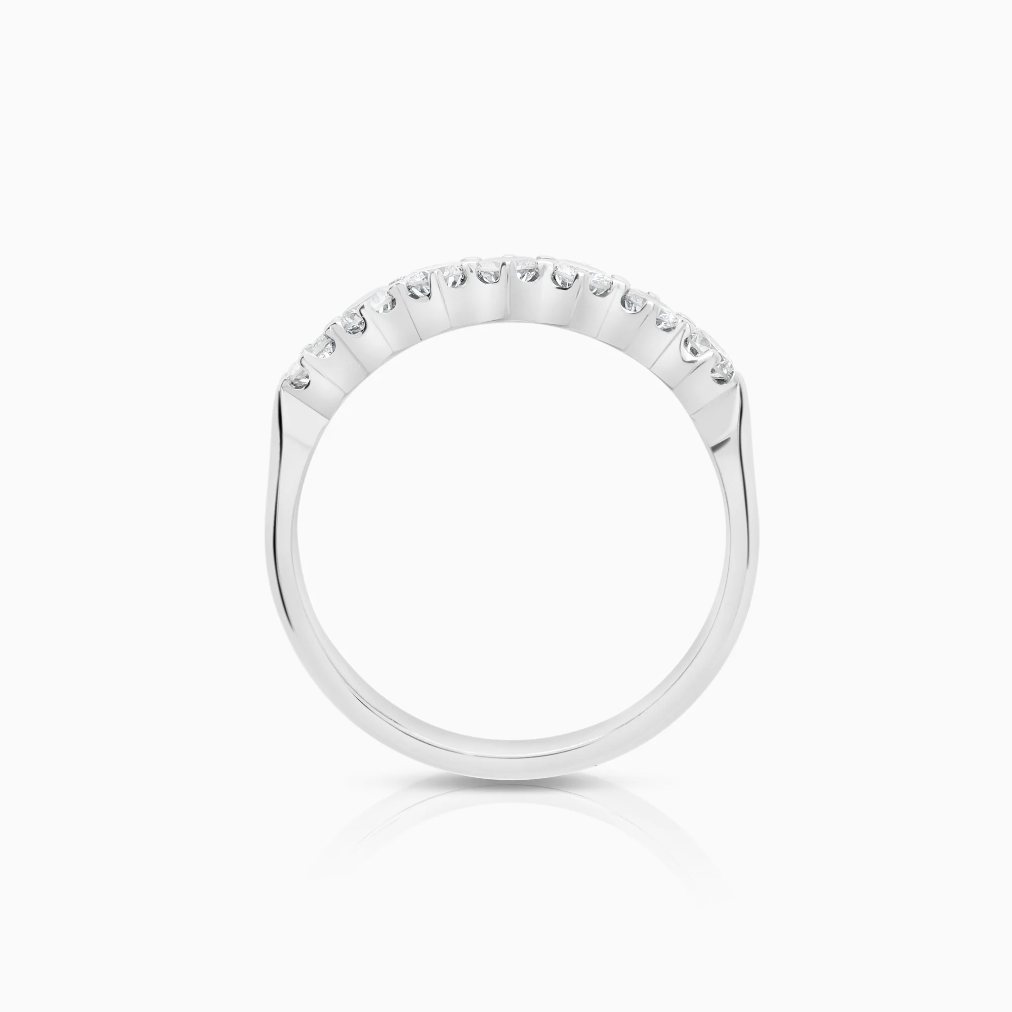 Diamond Ring 0.42ct 18K White Gold - Image 2