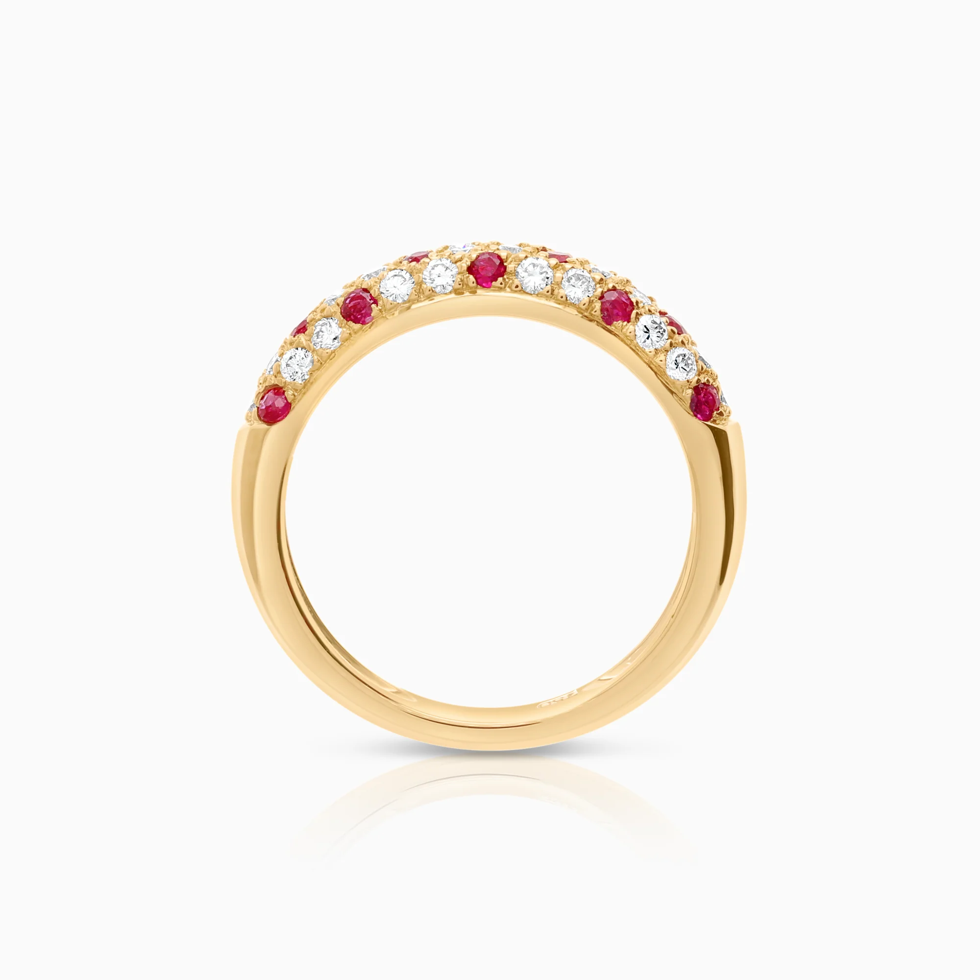Diamond ring 0.44ct 18K gold - Image 2