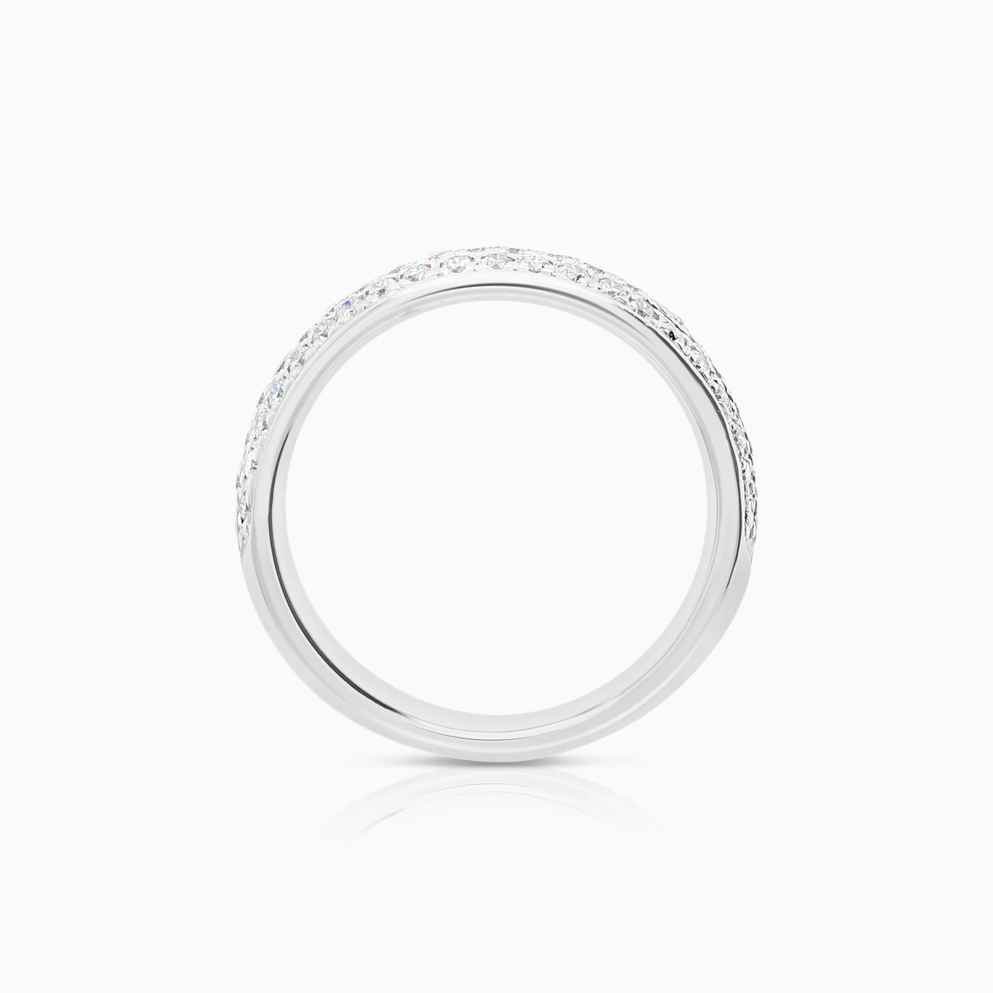Diamond ring 0.44ct 18K white gold - Image 2