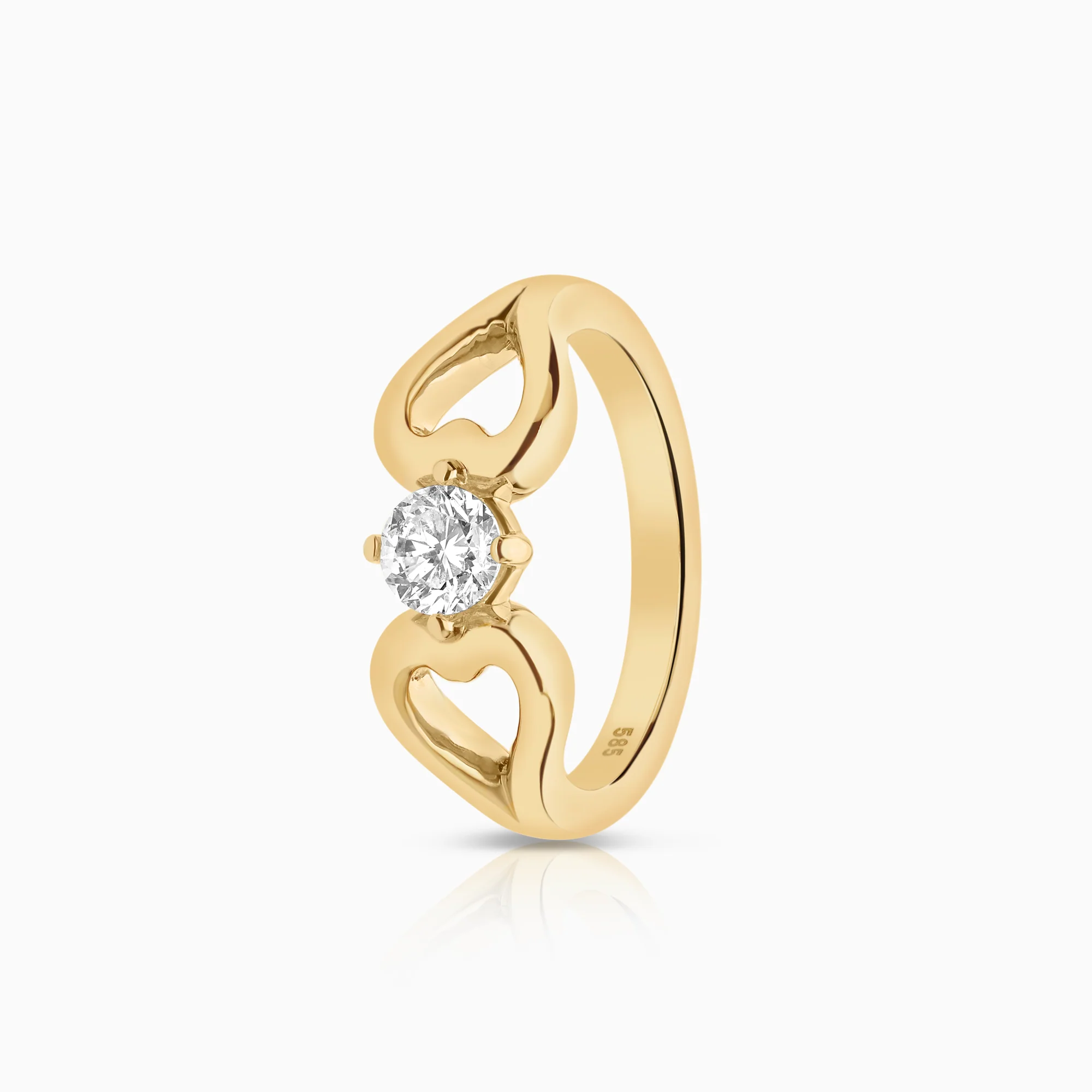 Diamond ring 0.50ct 14K gold