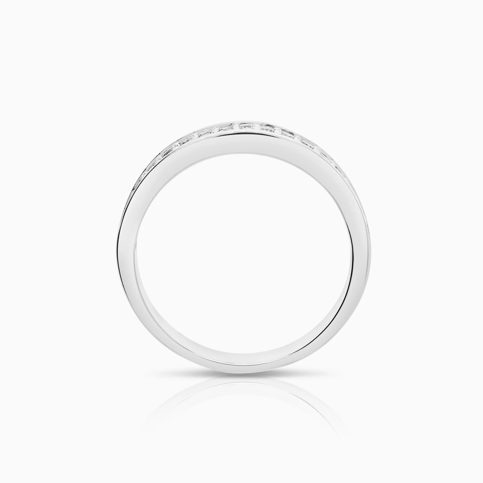 Diamond ring 0.51ct 18K white gold - Image 2