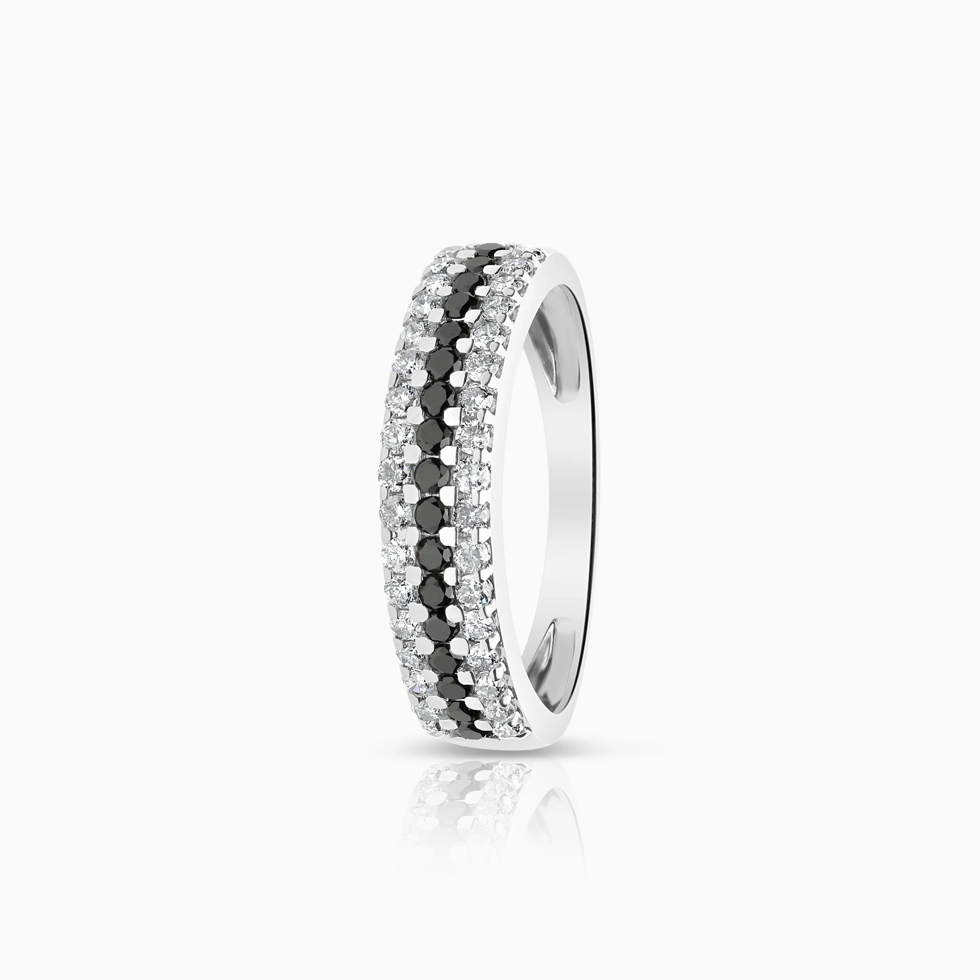 Diamond ring 0.51ct 18K white gold