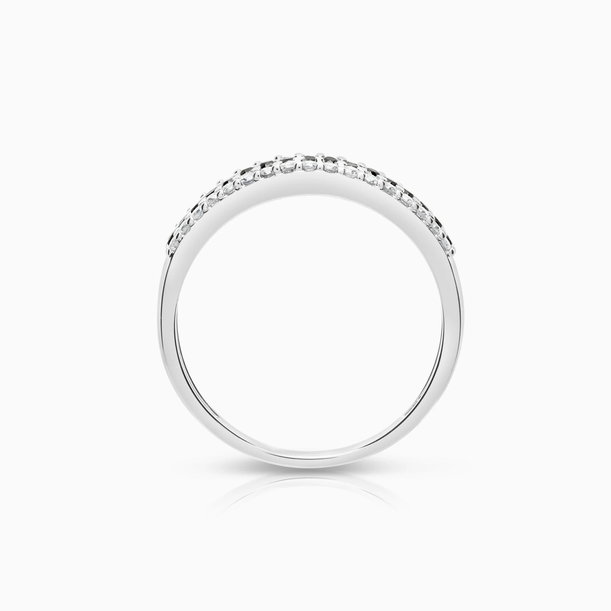 Diamond ring 0.51ct 18K white gold - Image 2