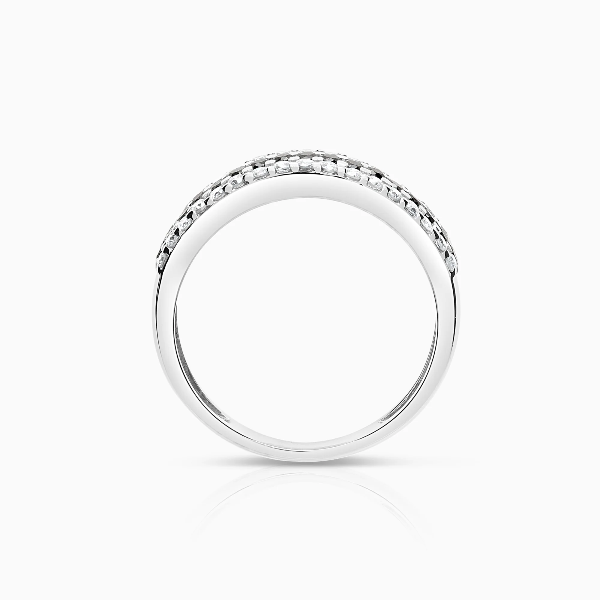 Diamond ring 0.51ct 18K white gold - Image 2