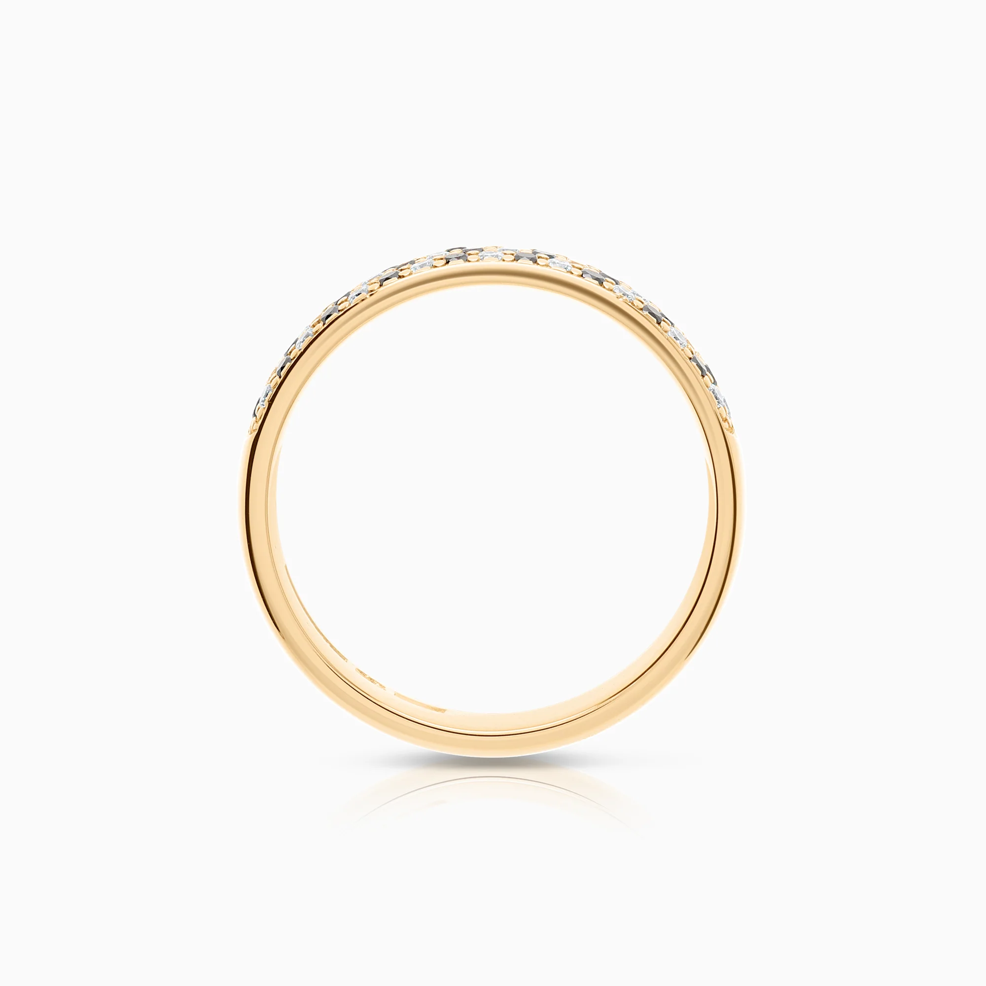 Diamond ring 0.52ct 18K gold - Image 2