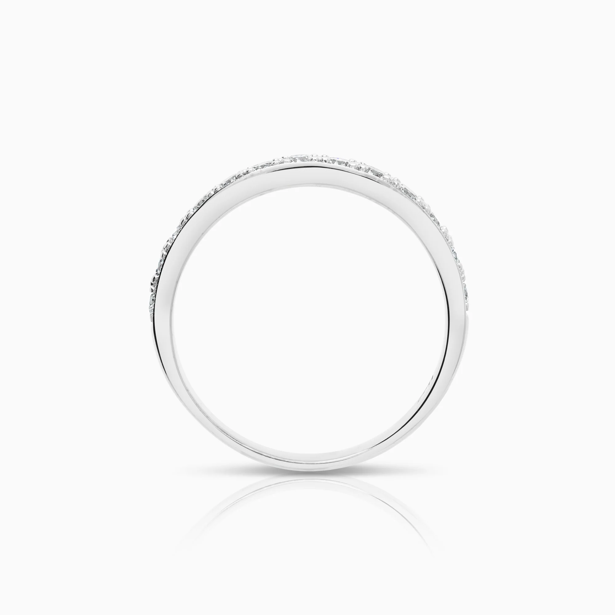 Diamond ring 0.52ct 18K white gold - Image 2