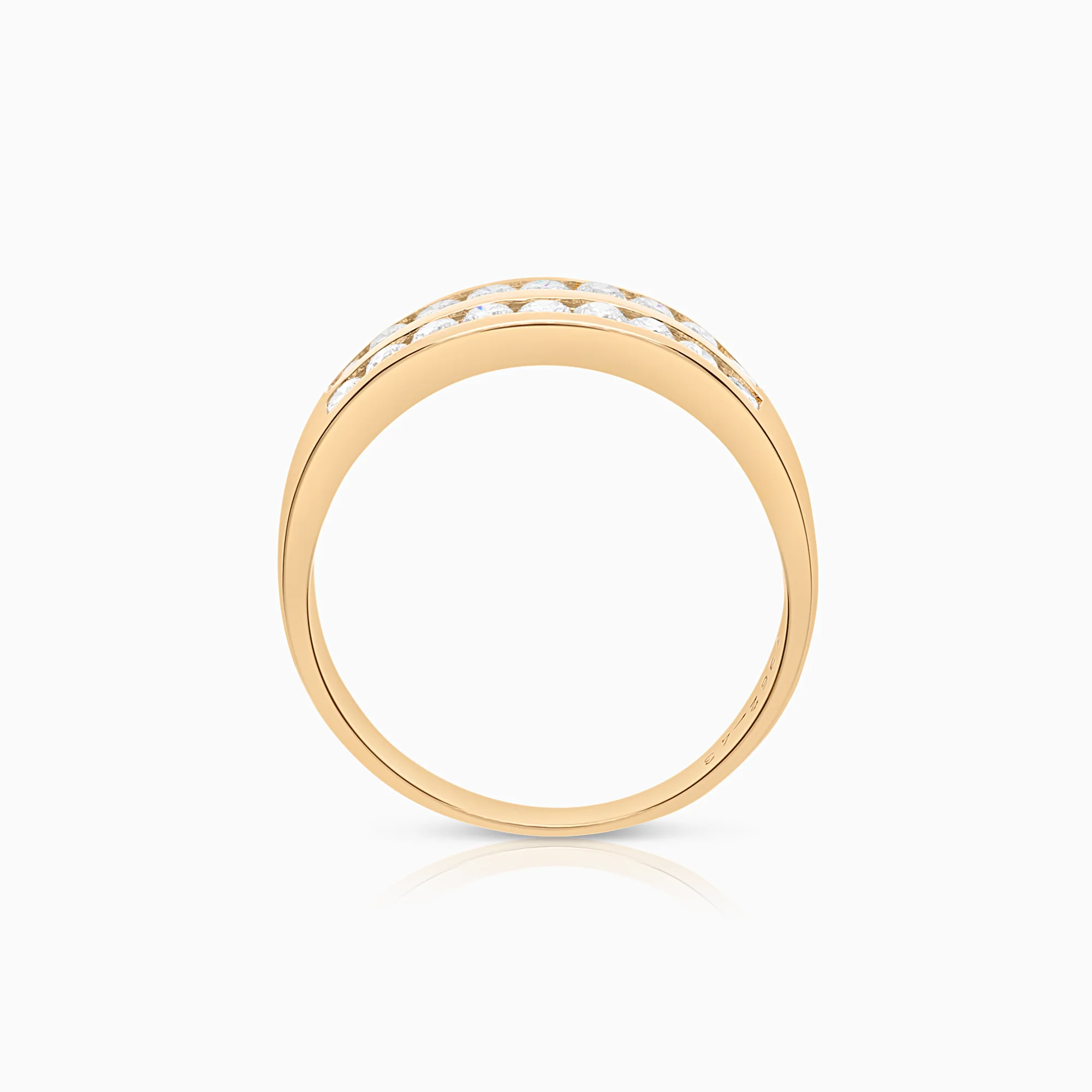 Diamond ring 0.54ct 18K gold - Image 2
