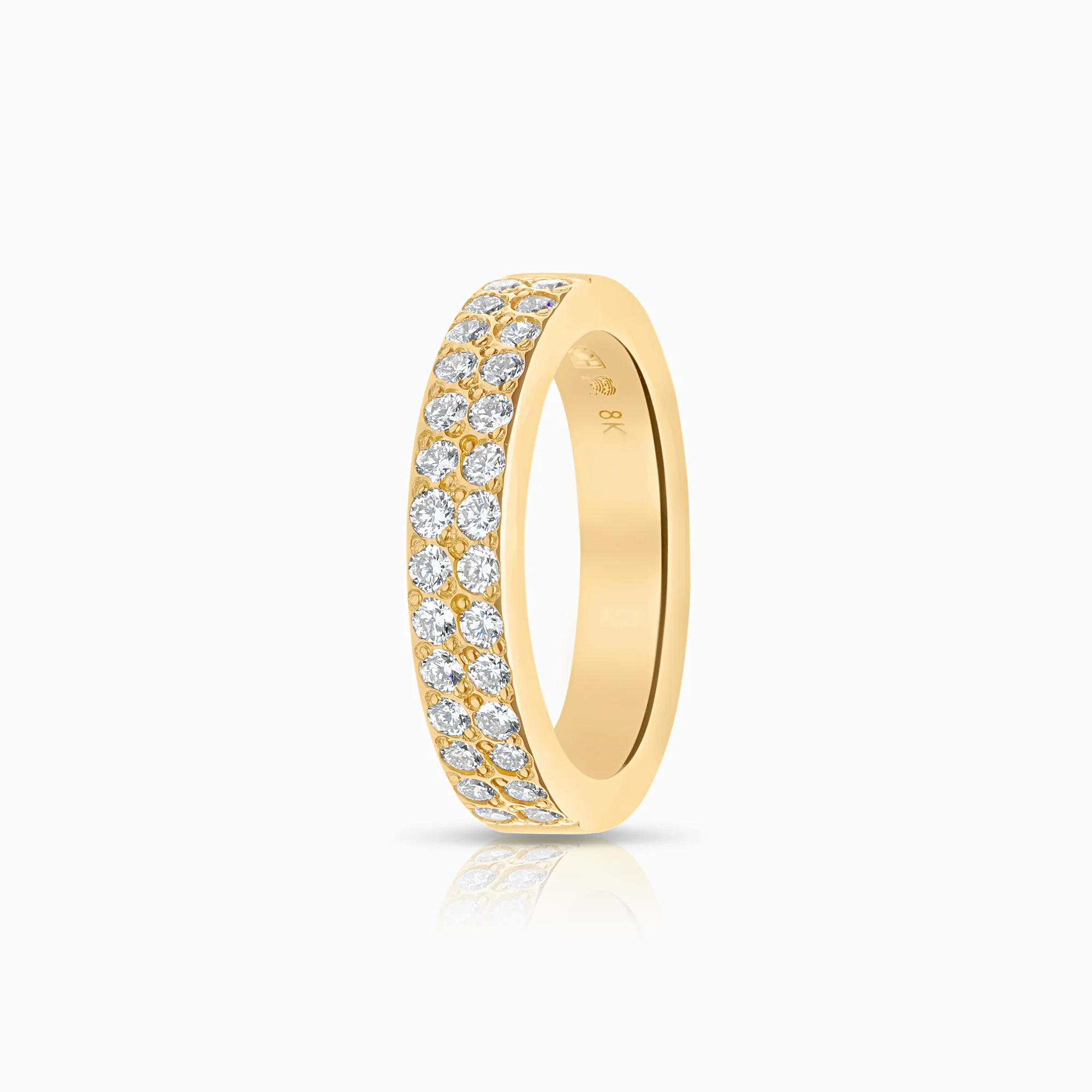Diamond eternity ring 0.56ct 18K gold