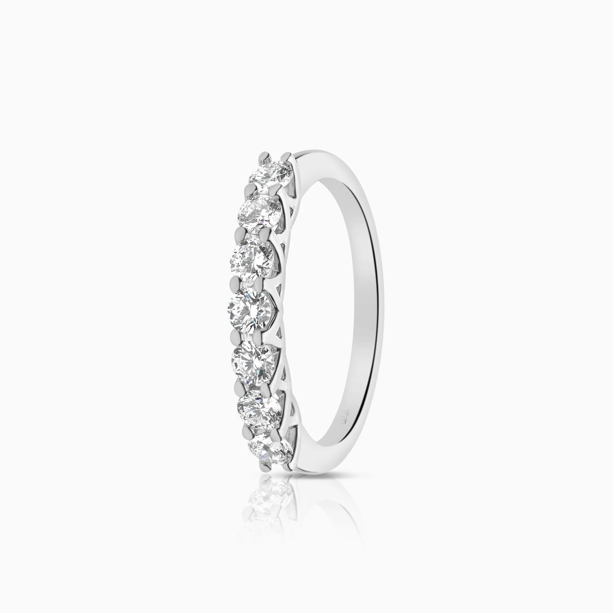 Diamond ring 0.56ct 18K white gold