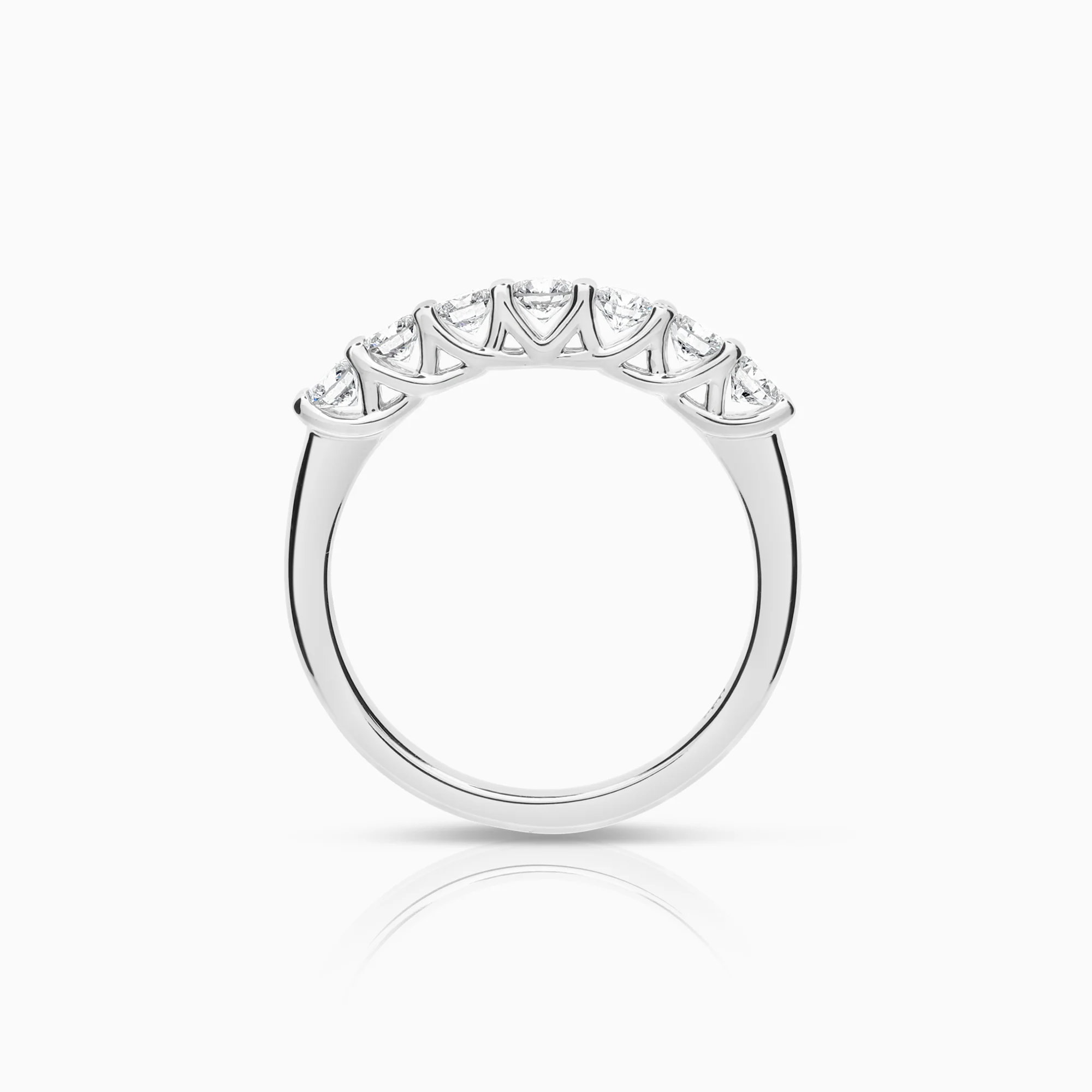 Diamond ring 0.56ct 18K white gold - Image 2
