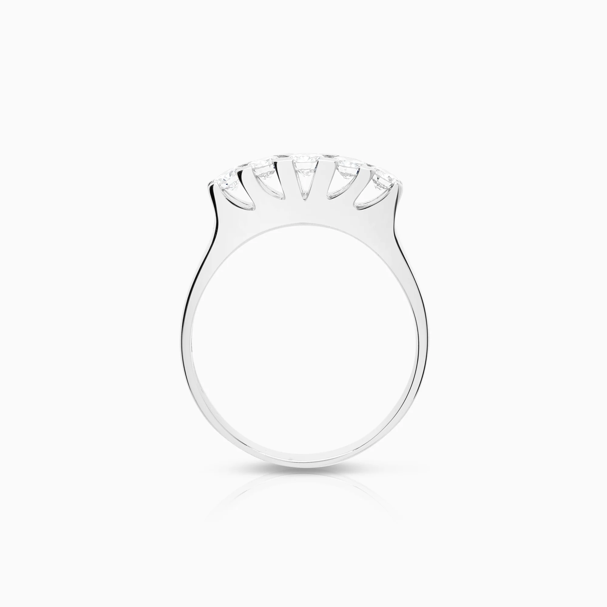Diamond ring 0.60ct 18K white gold - Image 2