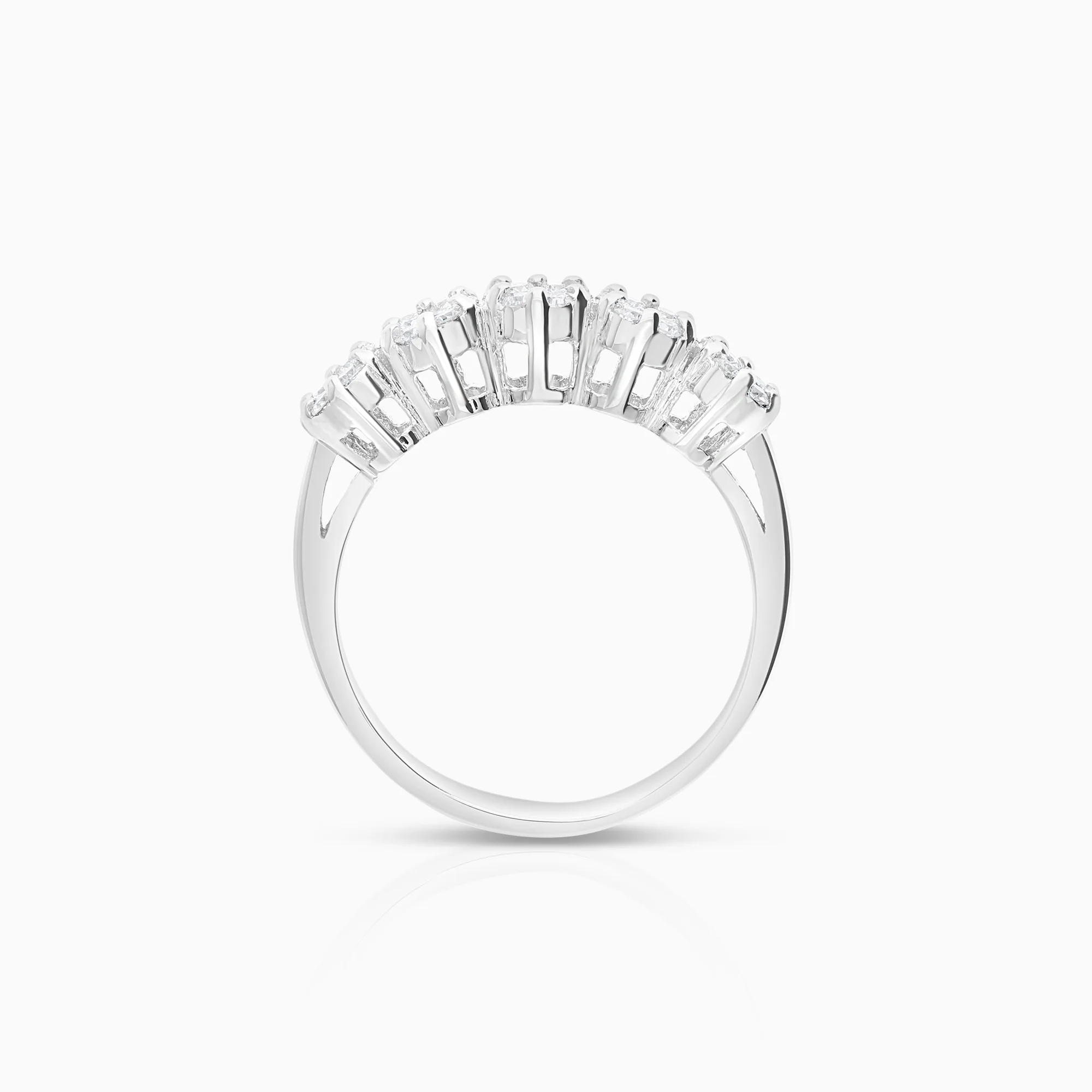 Diamond ring 0.60ct 18K white gold - Image 2