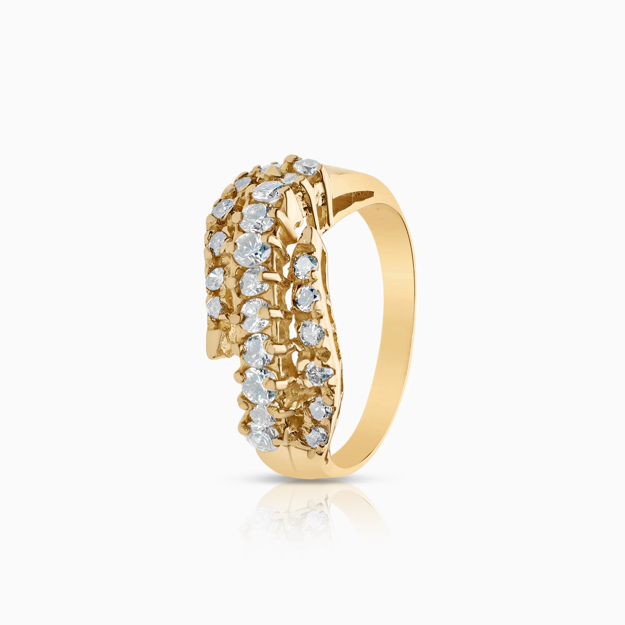 Diamond ring 0.63ct 18K gold