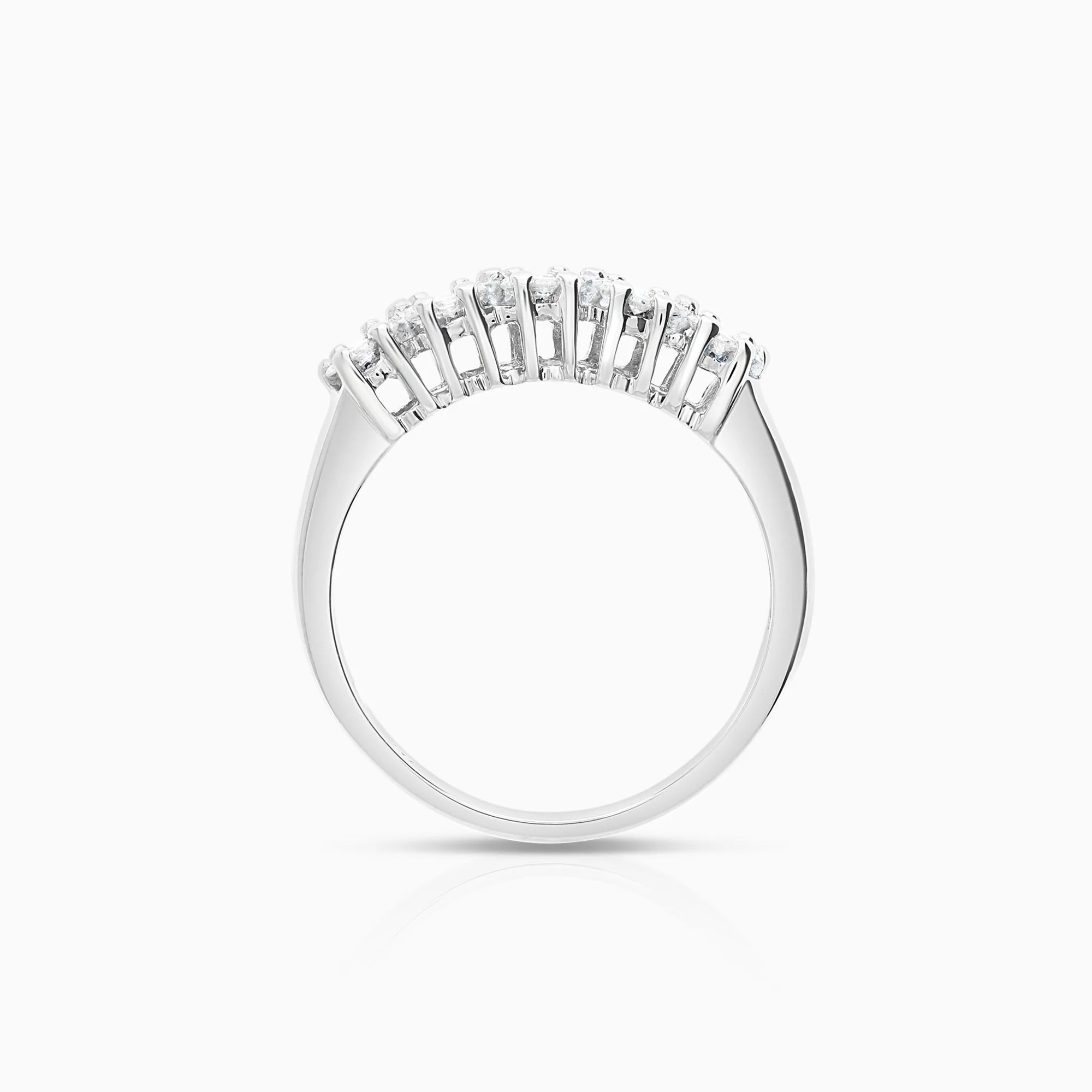 Diamond ring 0.63ct 18K white gold - Image 2