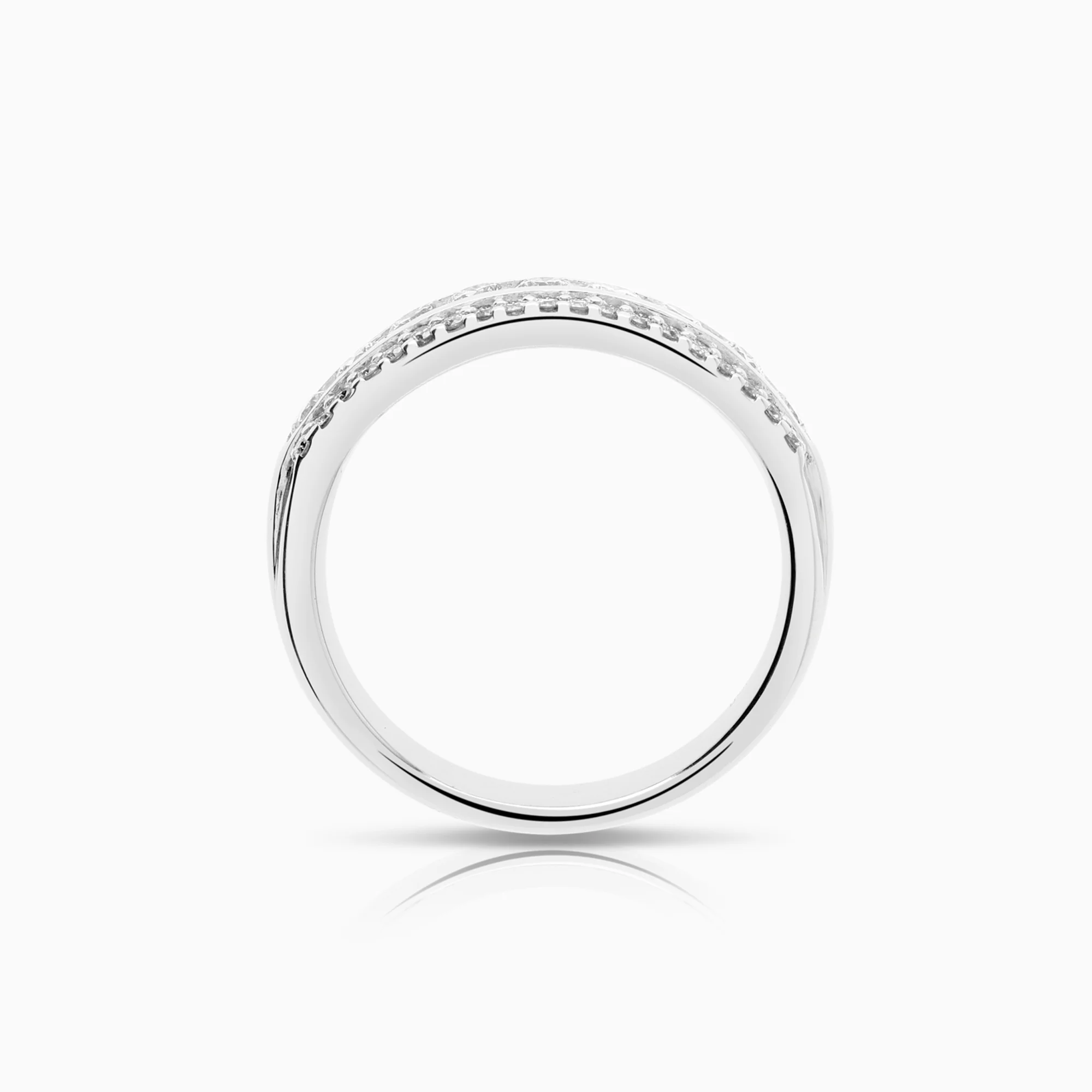 Diamond ring 0.64ct 18K white gold - Image 2