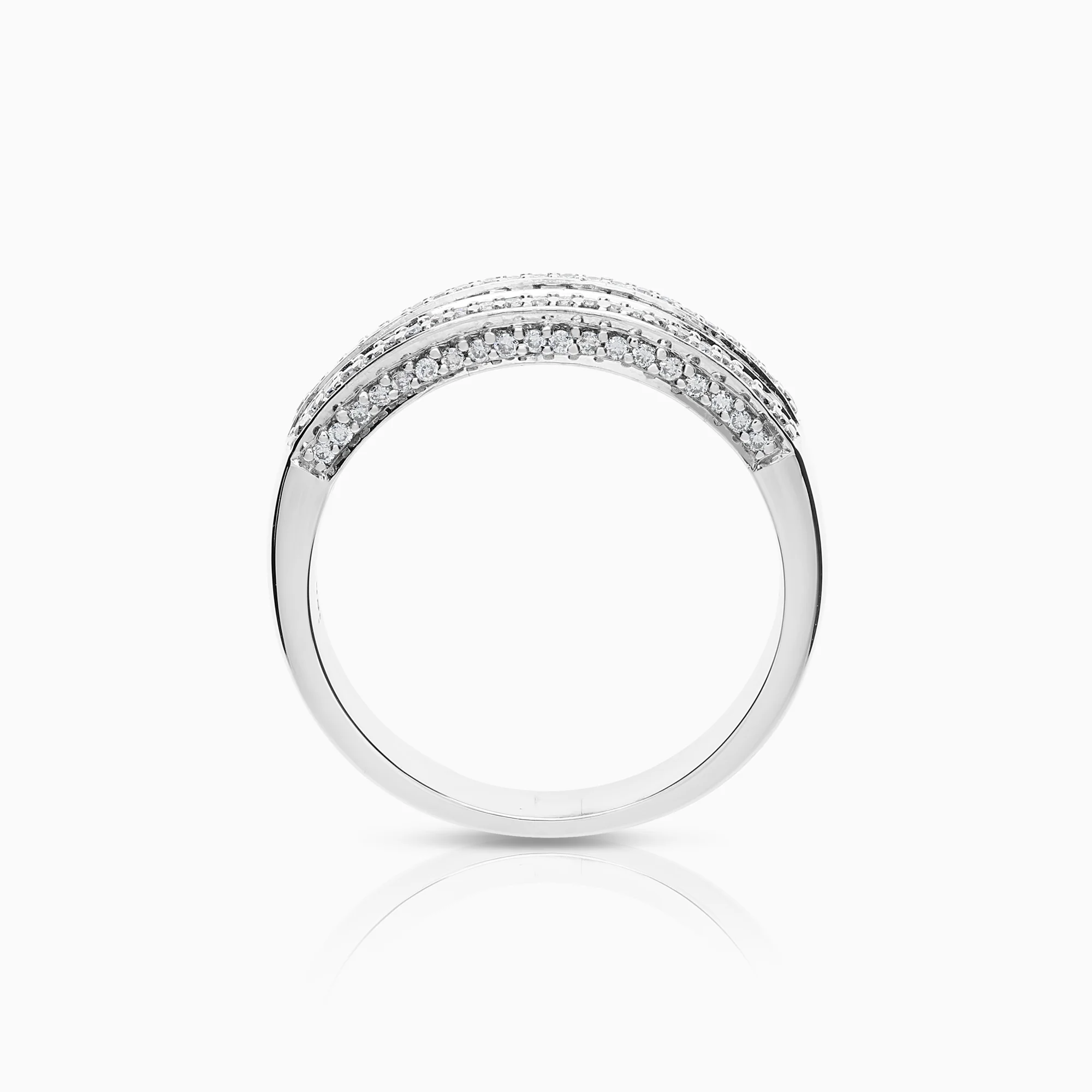 Diamond ring 0.65ct 18K white gold - Image 2
