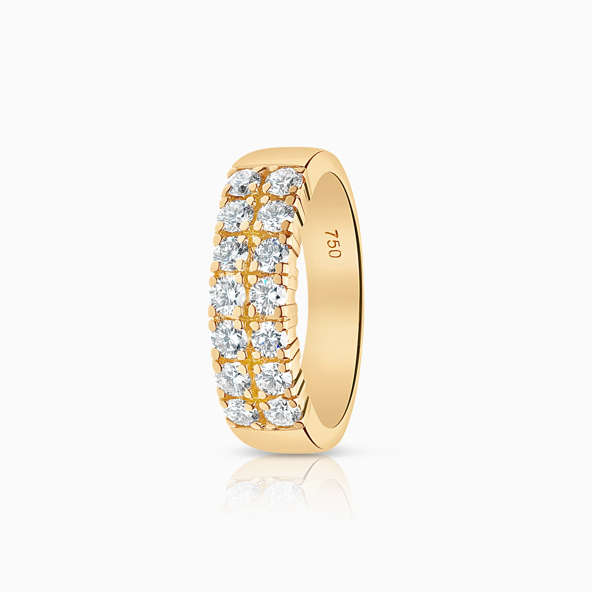 Diamond ring 0.70ct 18K gold