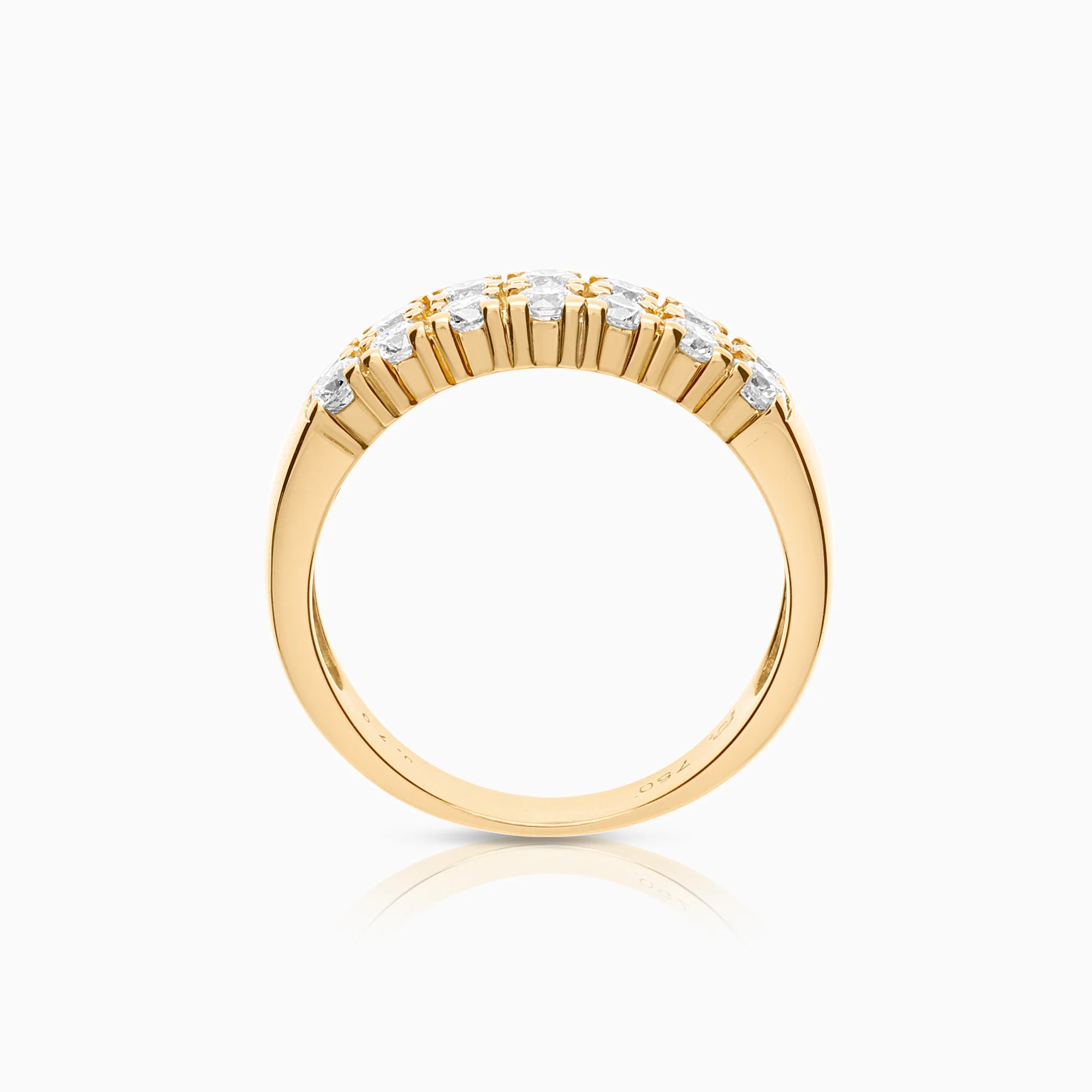 Diamond ring 0.70ct 18K gold - Image 2