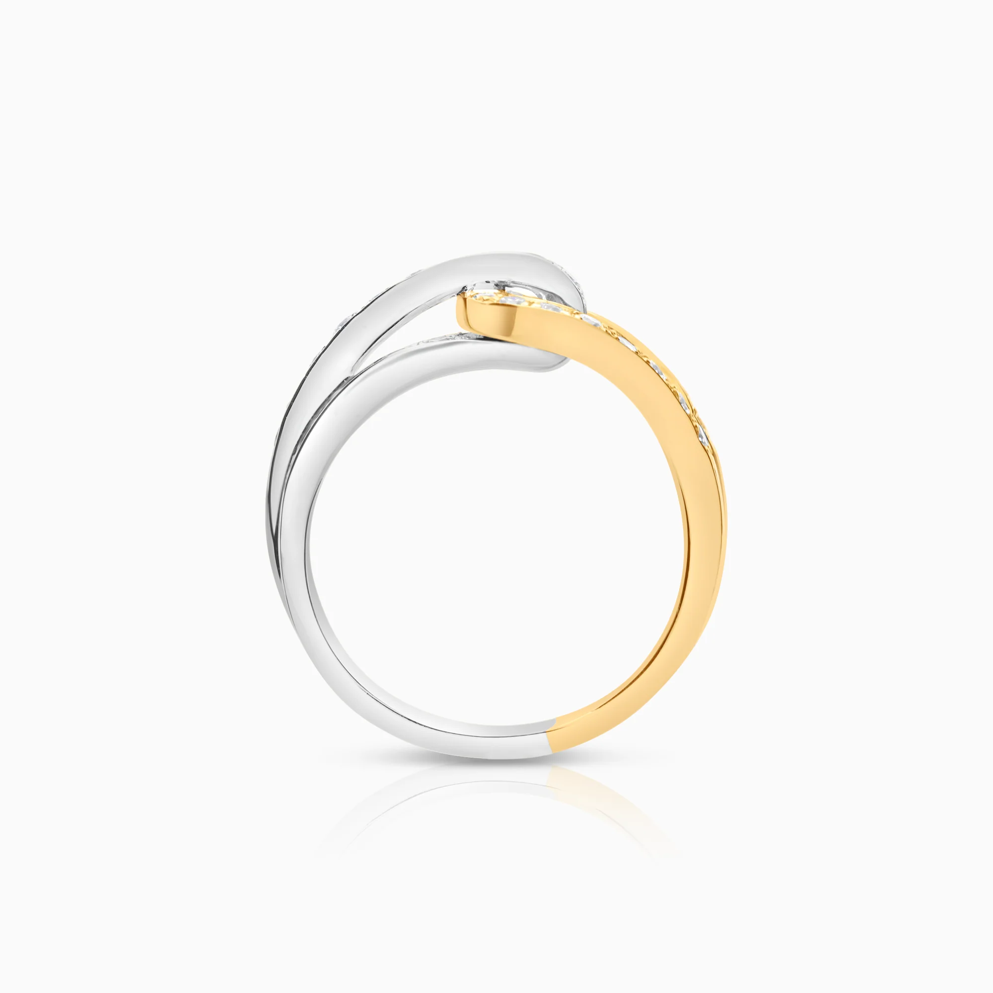 Diamond ring 0.70ct 18K gold - Image 2
