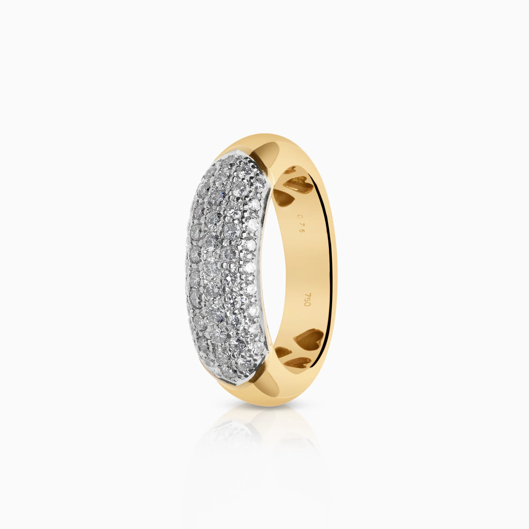 Diamond ring 0.75ct 18K gold