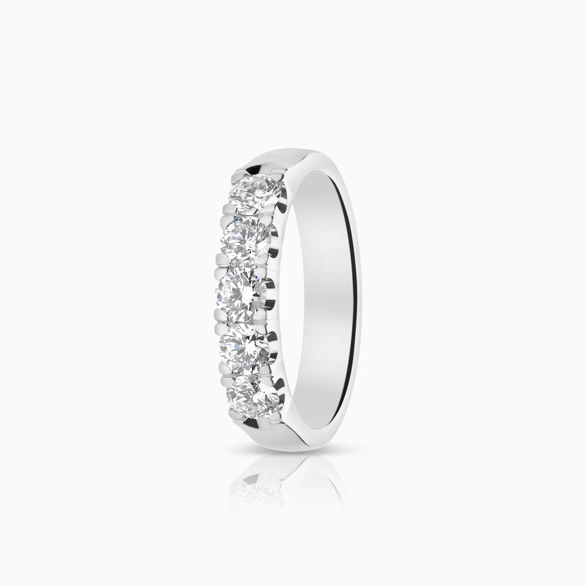 Diamond ring 0.75ct 18K white gold