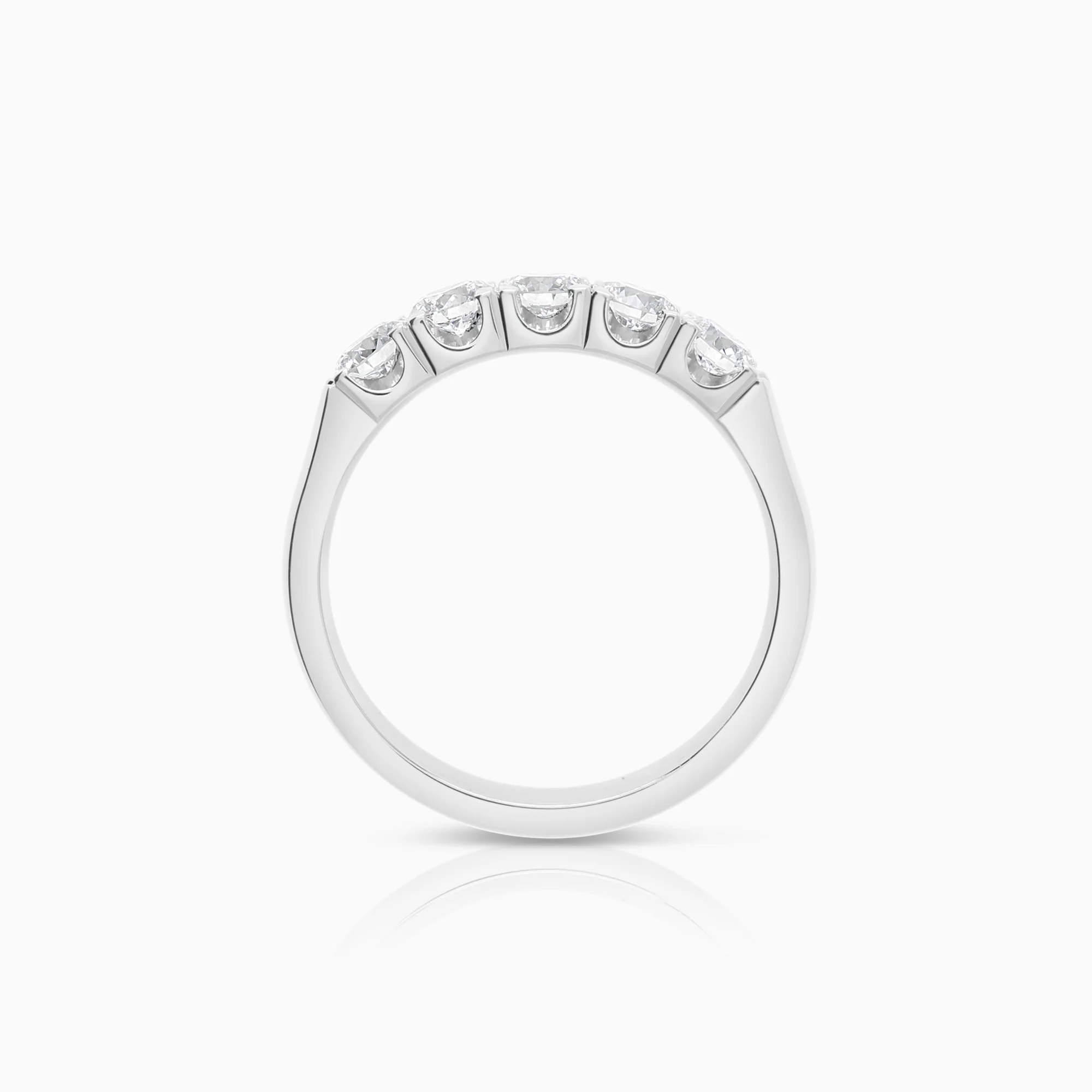 Diamond ring 0.75ct 18K white gold - Image 2